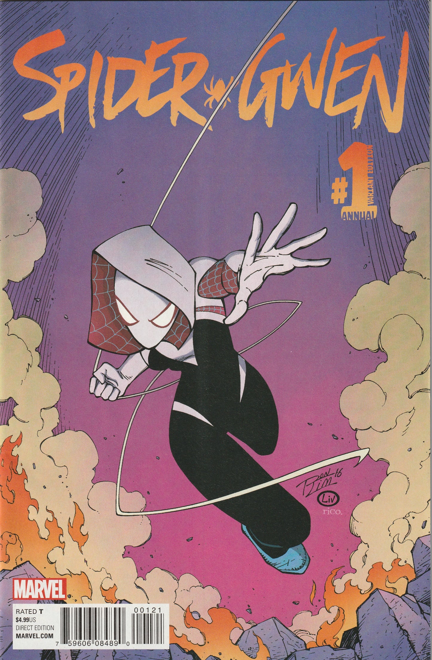 Spider-Gwen Annual #1 (Vol 2 - 2016) - Ron Lim Variant Cover
