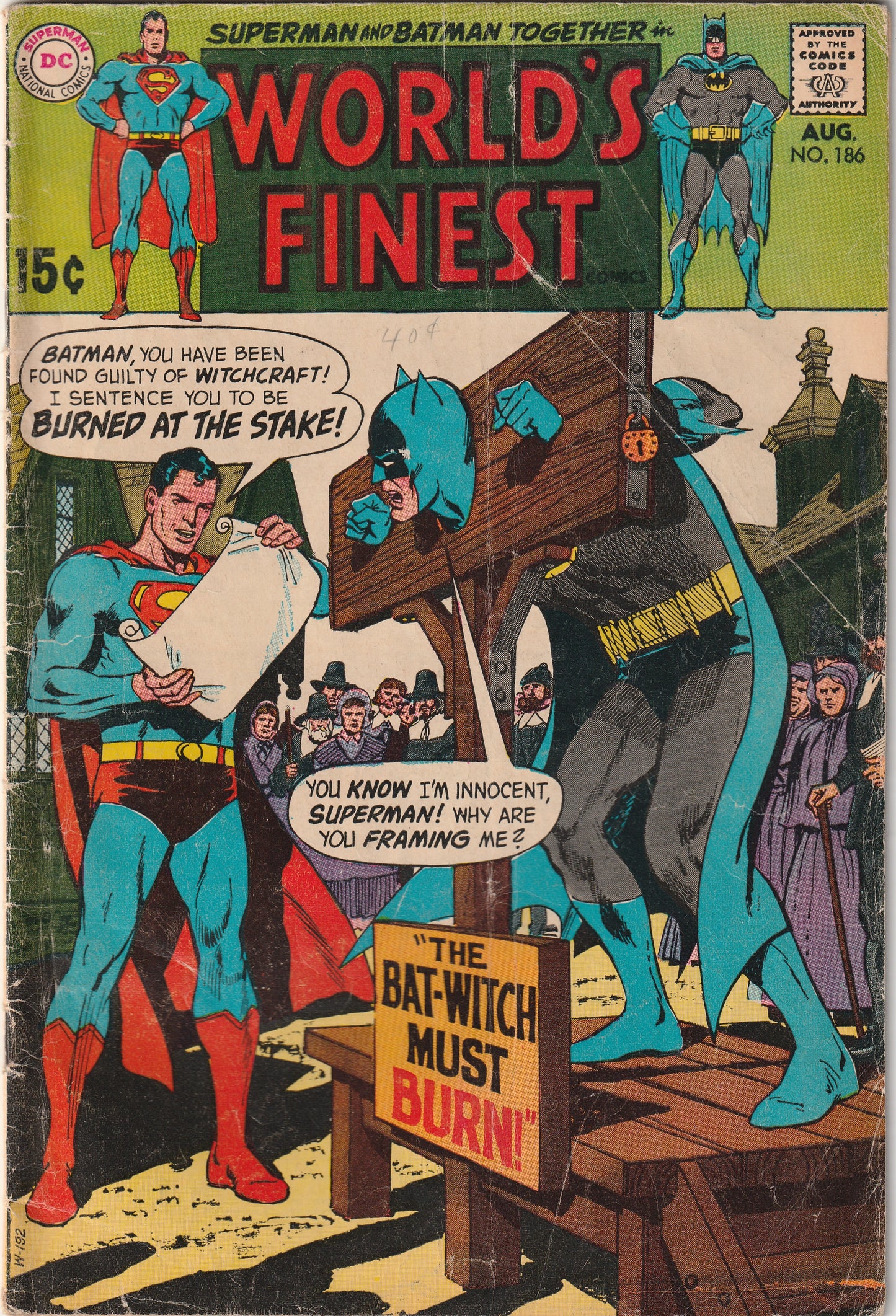 World's Finest #186 (1969) - Adams cover