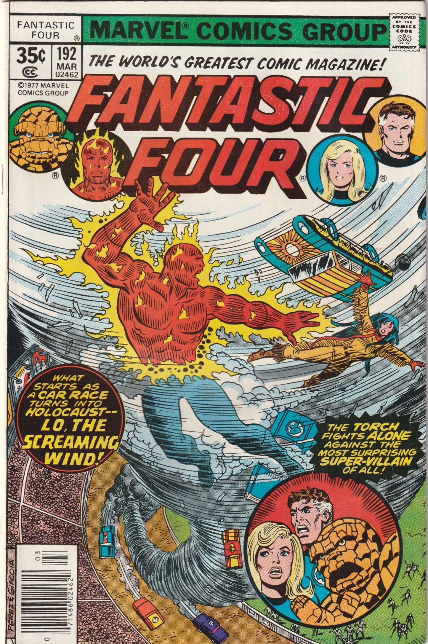 Fantastic Four #192 (1978) - Texas Twist appearance. Last George Perez art on FF