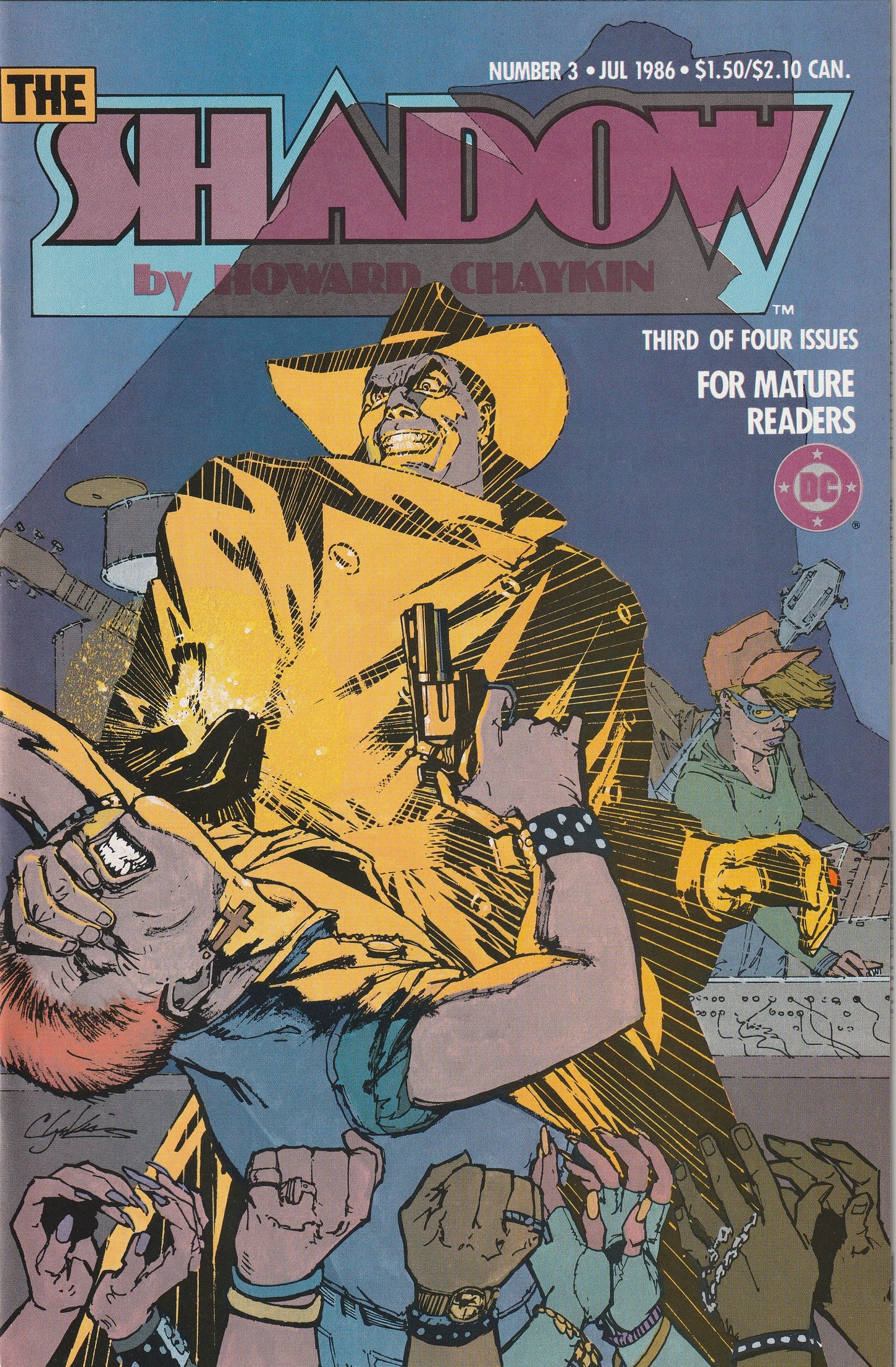 The Shadow (1986) - Complete 4 issue mini-series - Howard Chaykin
