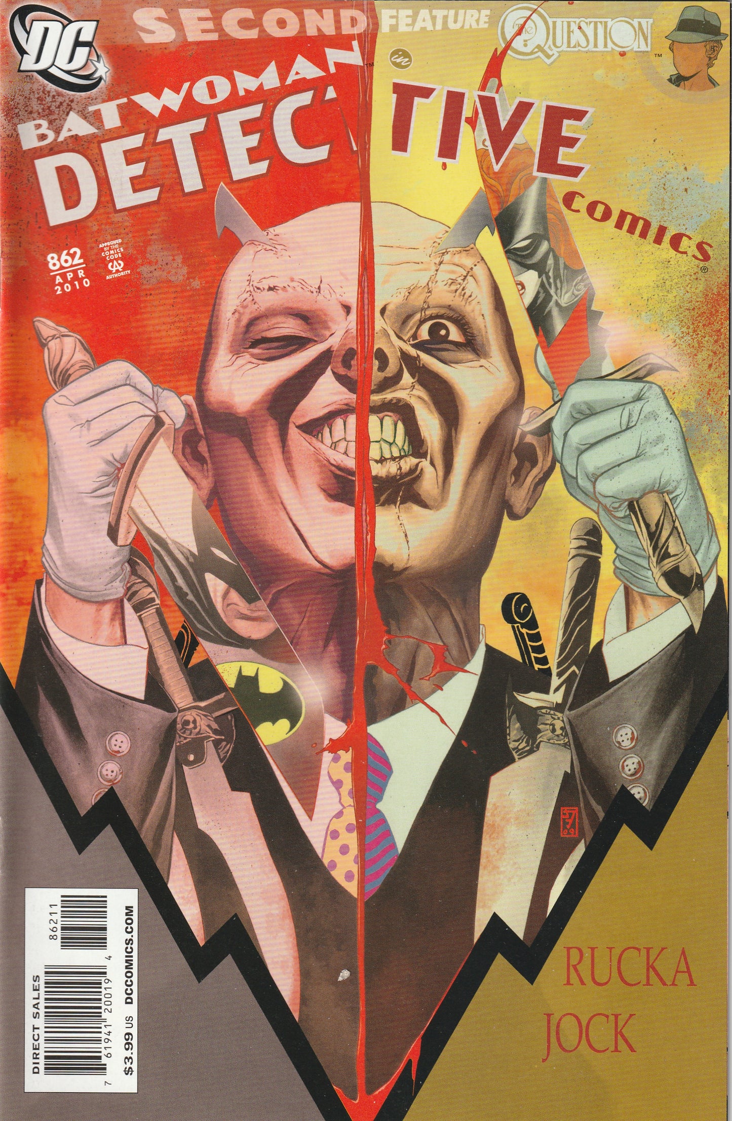Detective Comics #862 (2010) - Greg Rucka, Jock