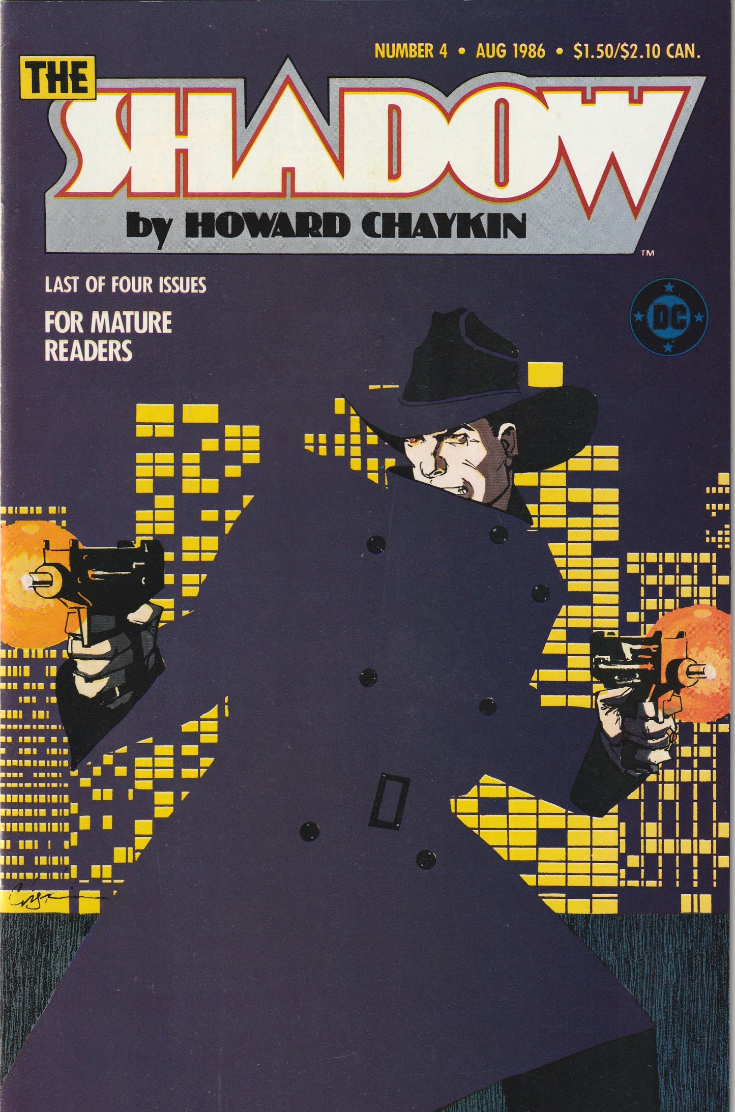 The Shadow (1986) - Complete 4 issue mini-series - Howard Chaykin