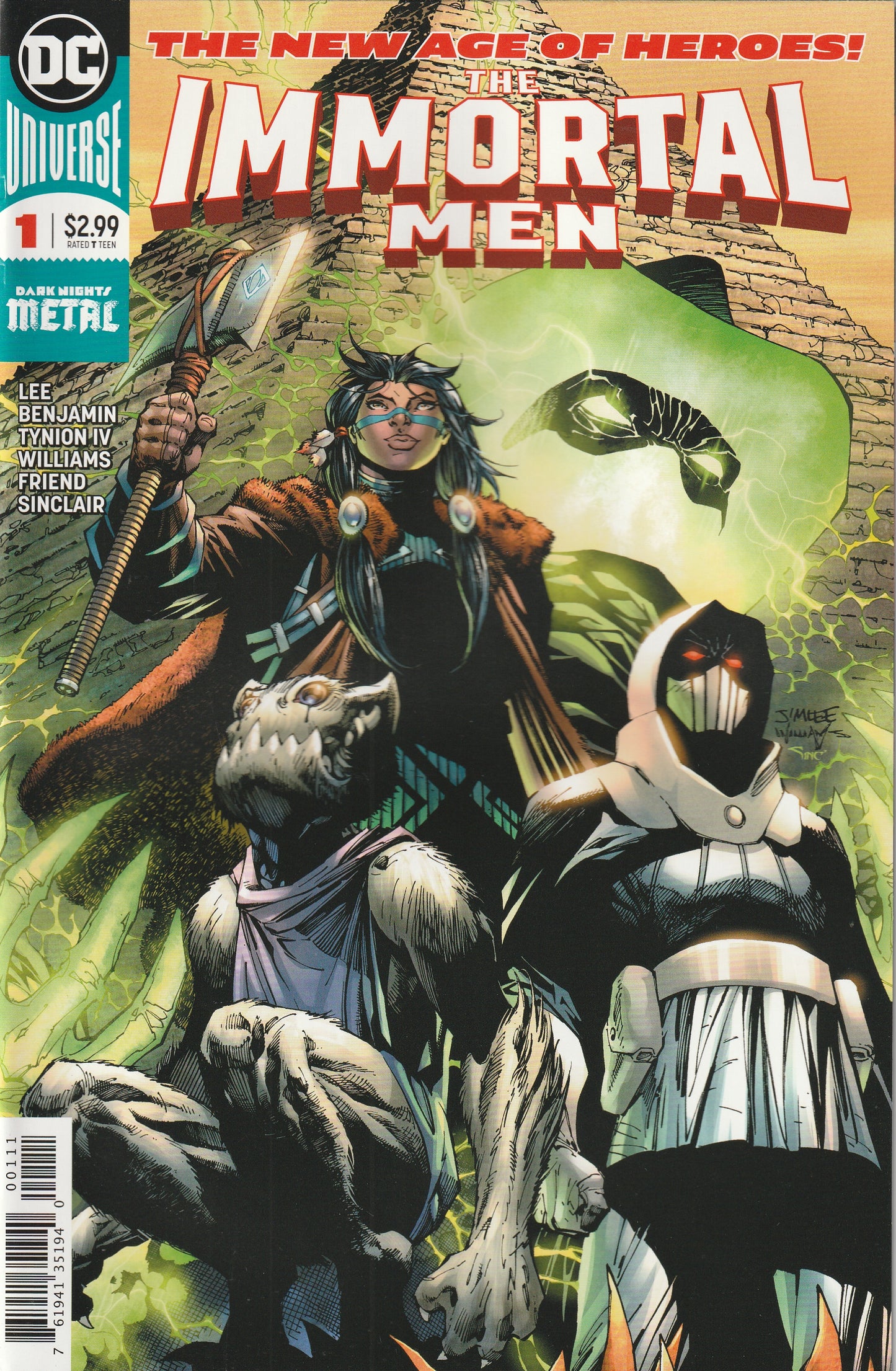 The Immortal Men #1 (2018) - Vertical Foldout Cover
