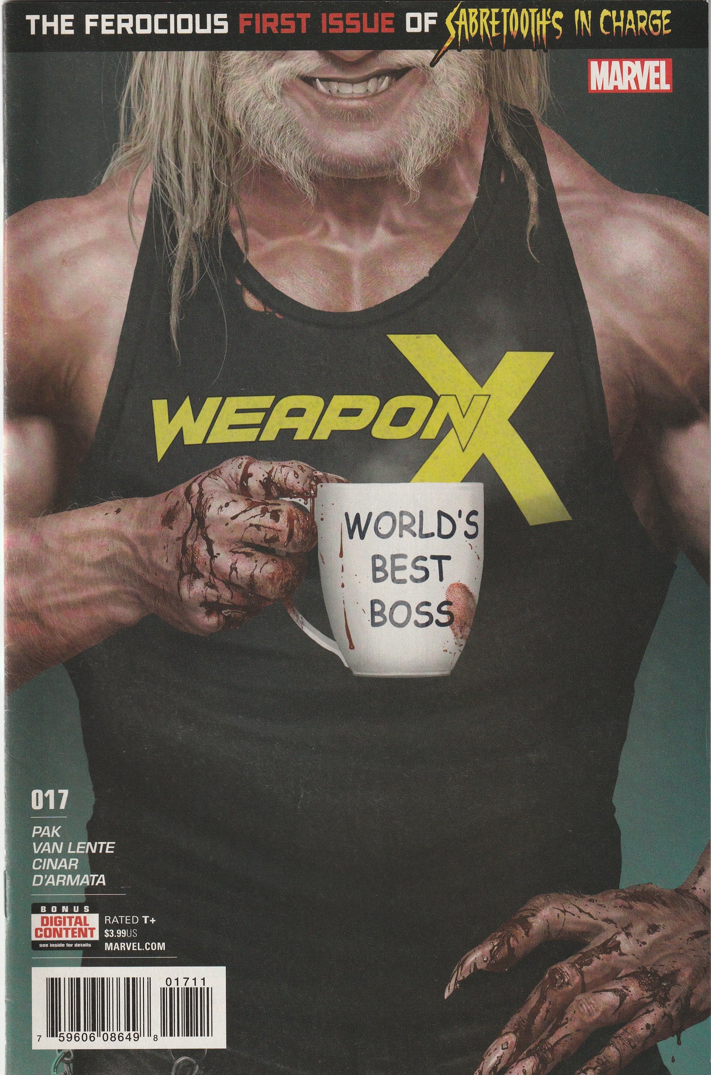 Weapon X #17 (2018) - Sabretooth in charge!