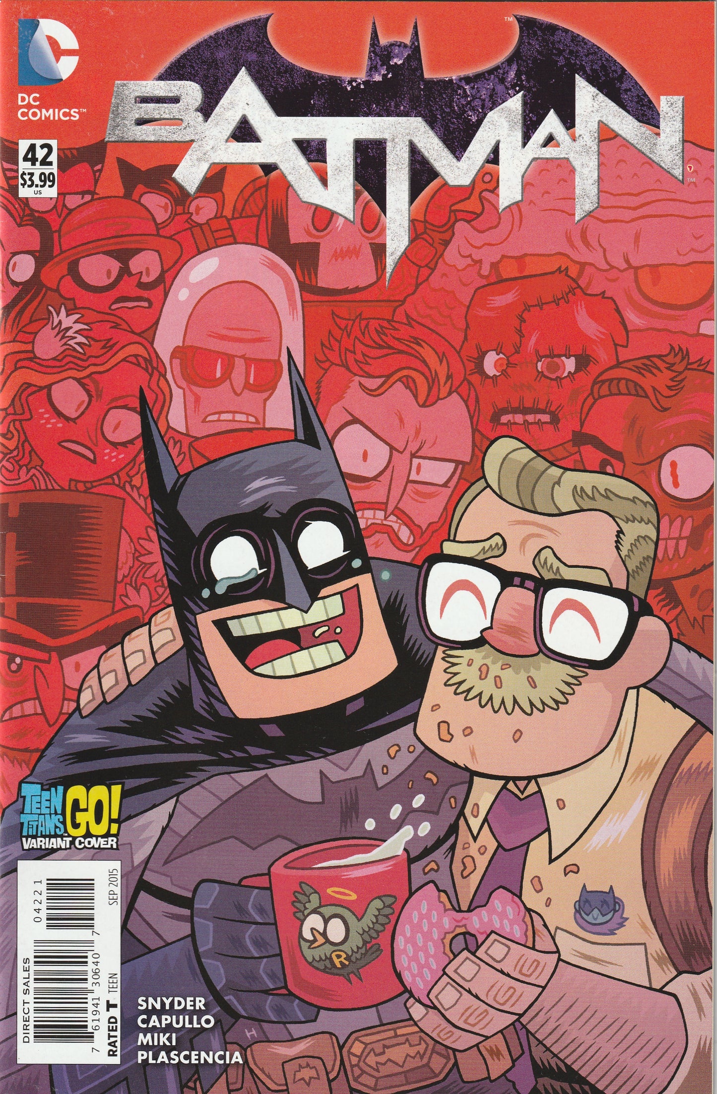 Batman (New 52) #42 (2015) - Dan Hipp Teen Titans Go Variant Cover