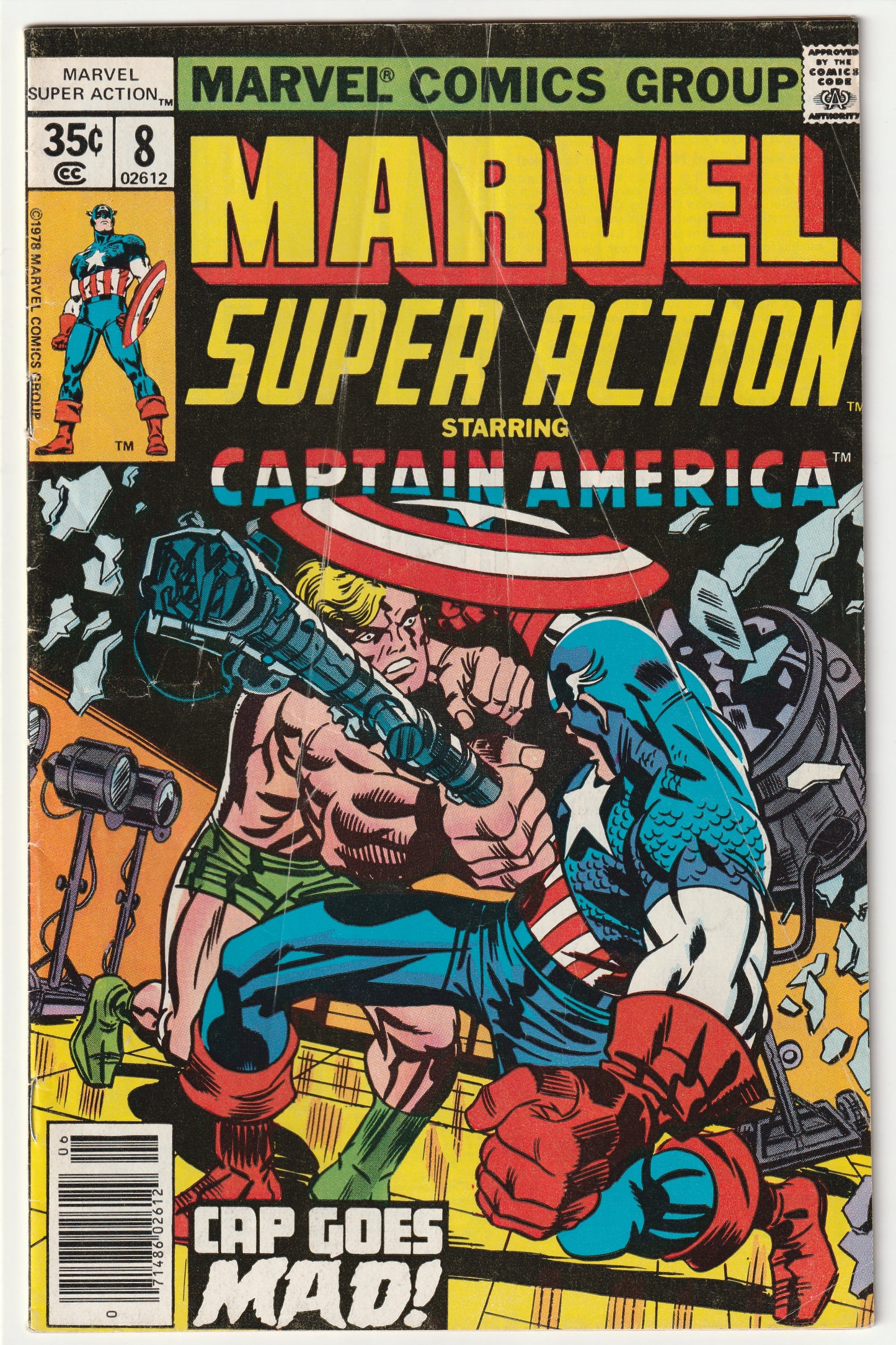 Marvel Super Action #8 (1978) Starring Captain America