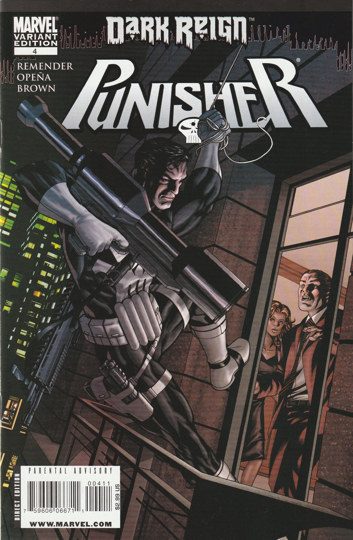 The Punisher #4 (Vol 8, 2009) - Variant Target Norman Osborn Cover