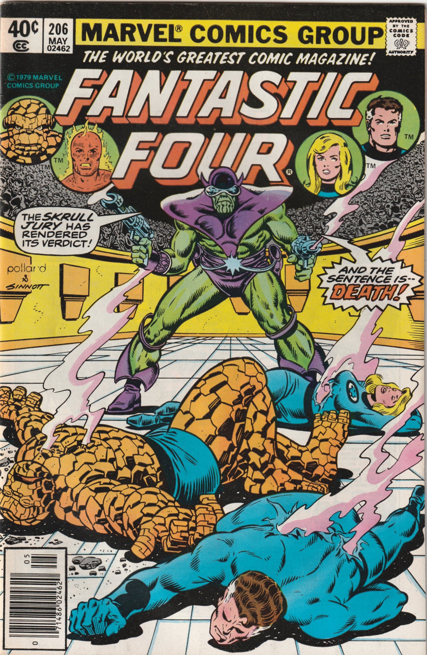 Fantastic Four #206 (1979) - 1st Appearance of Empress R'Klll