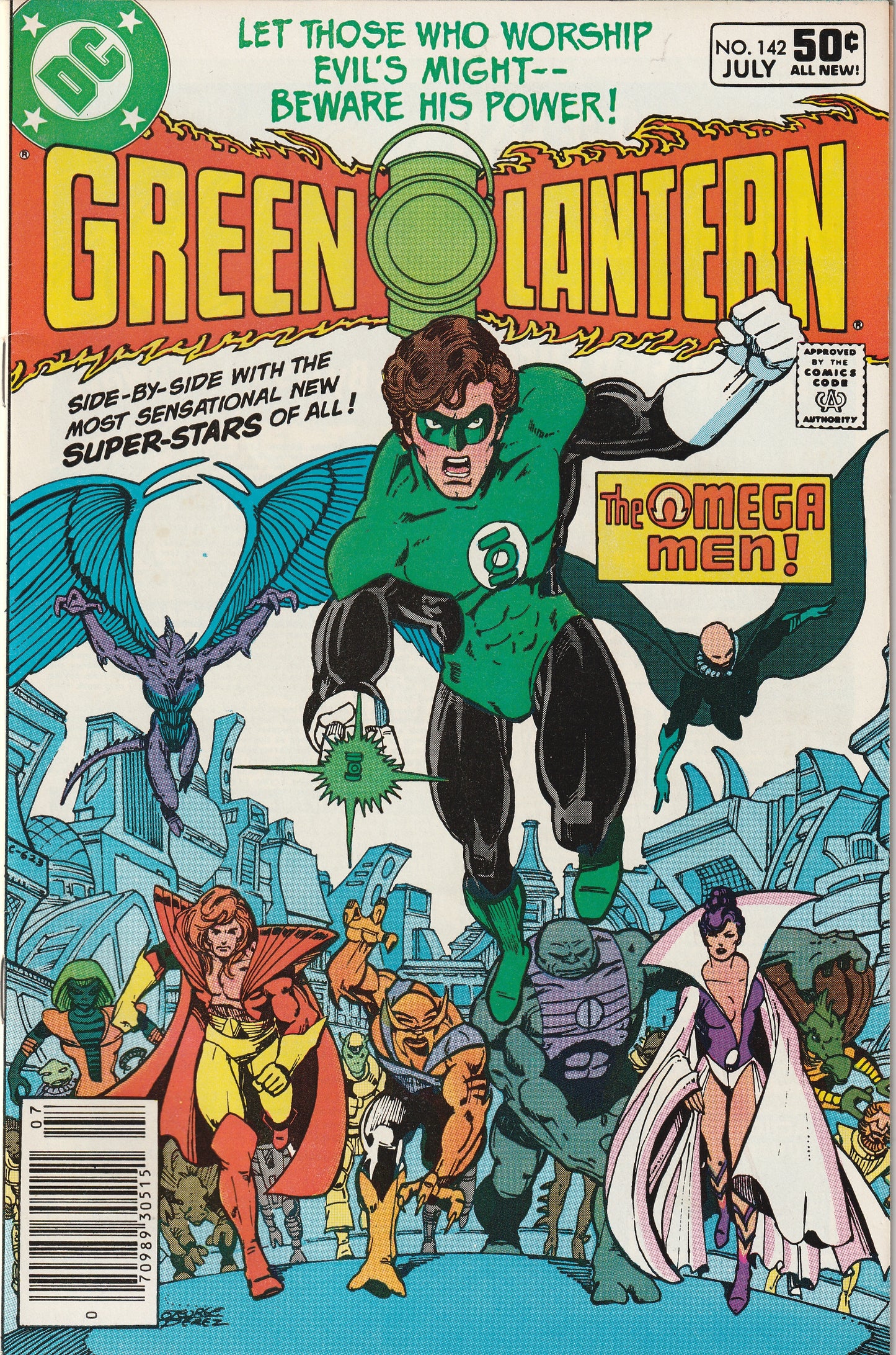Green Lantern #142 (1981) - Omega Men appearance