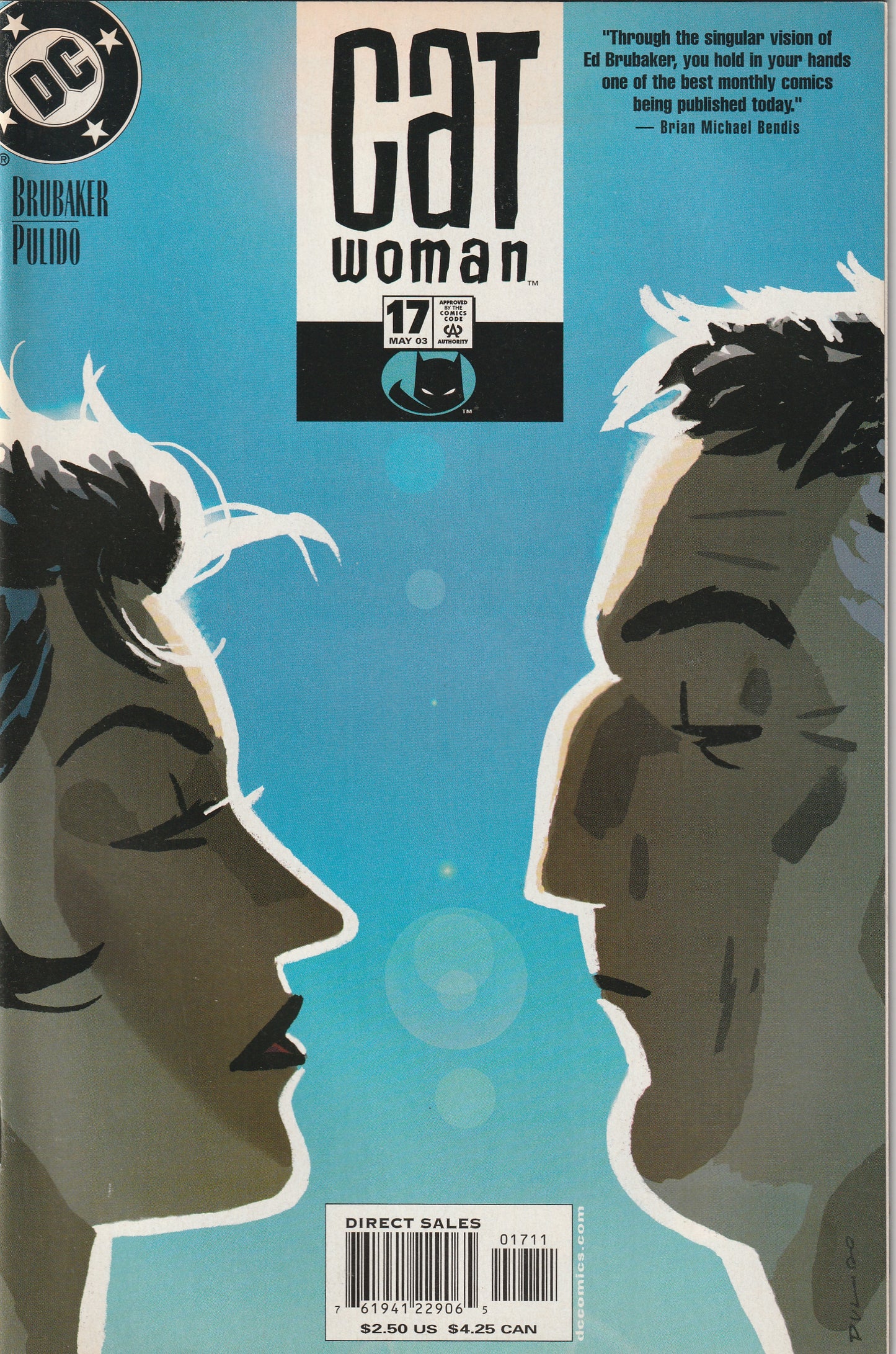 Catwoman #17 (2003) - Ed Brubaker, Brian Pulido. Darwyn Cooke cover