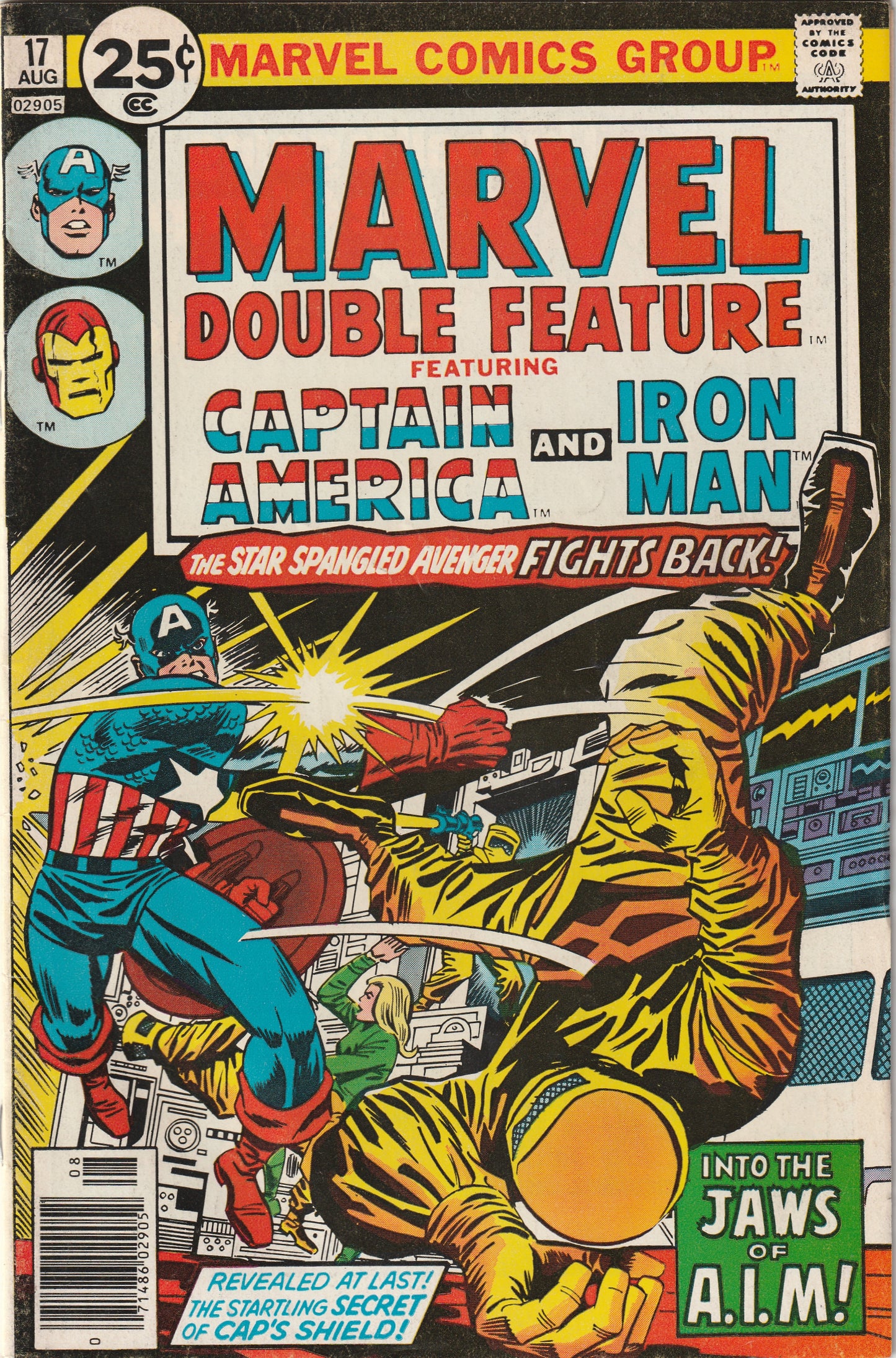 Marvel Double Feature #17 (1976) Featuring Captain America and Iron Man
