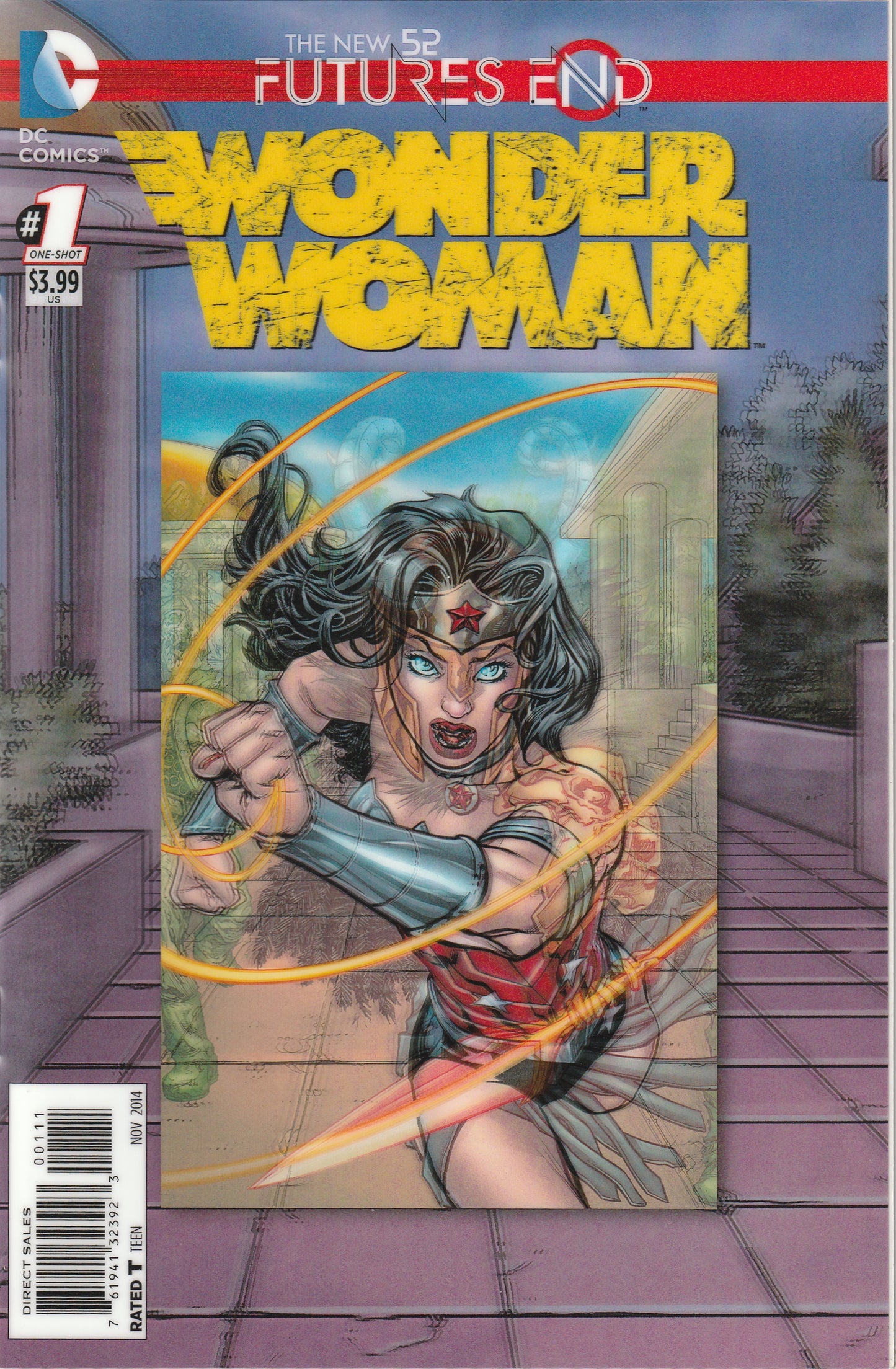 Wonder Woman: Futures End #1 (2014) - 3-D Motion Cover