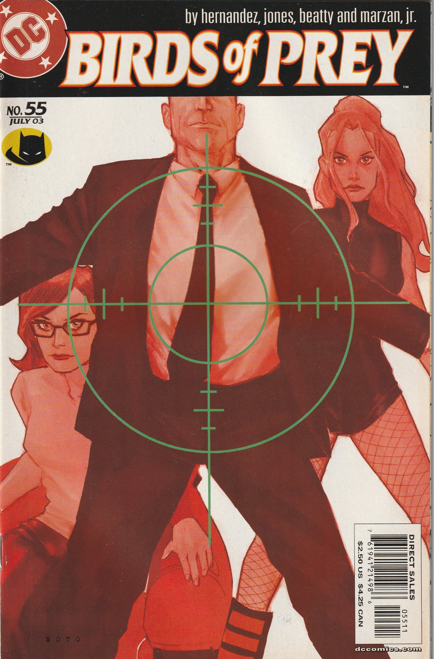 Birds of Prey #55 (2003) - Gilbert Hernandez, Casey Jones