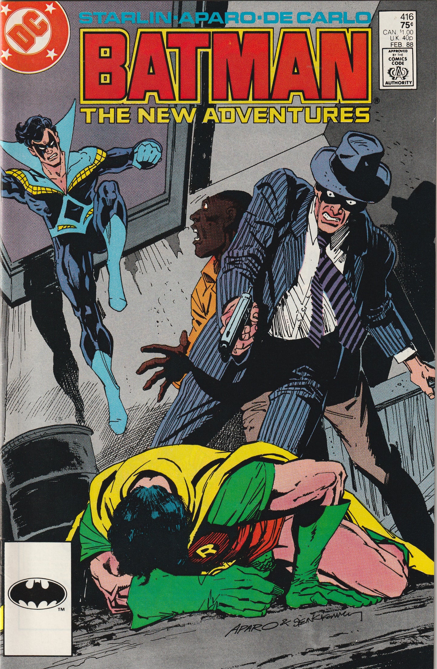 Batman #416 (1988) - Nightwing cover/story, Dick Grayson and Jason Todd Meet