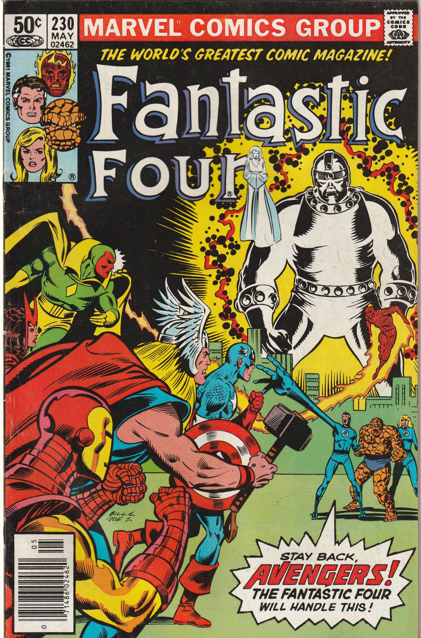 Fantastic Four #230 (1981) - 1st Appearance of Ebon Seeker