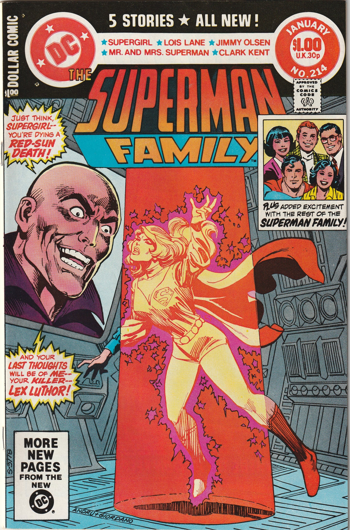 Superman Family #214 (1982) Giant