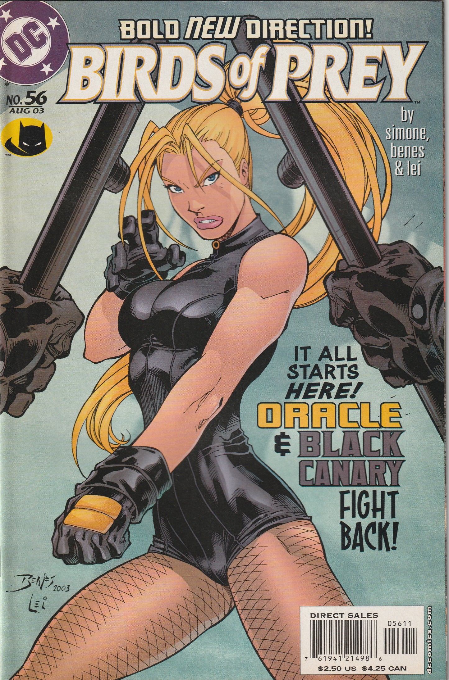 Birds of Prey #56 (2003) - Gail Simone run begins, 1st Appearance of Savant