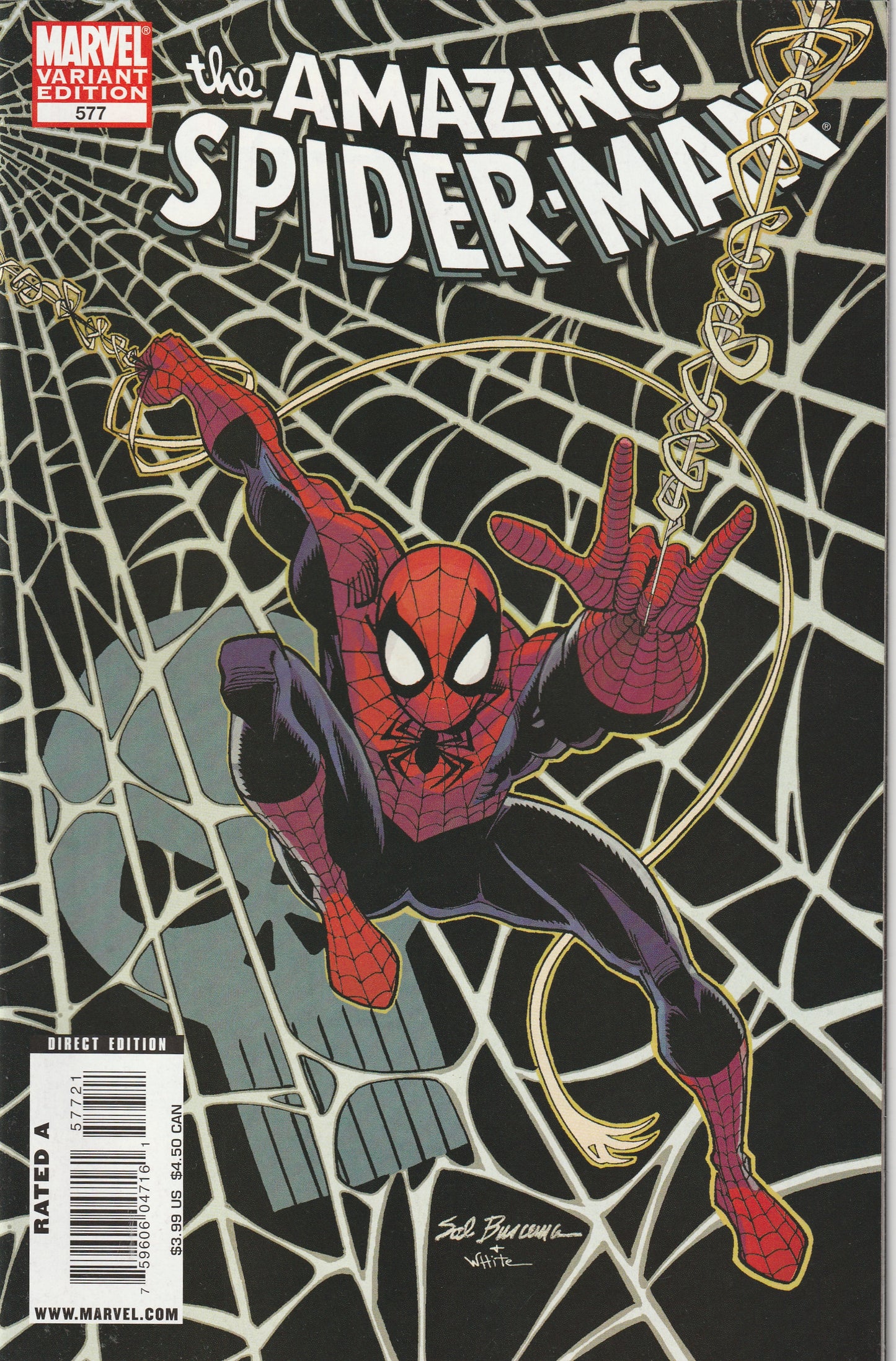 Amazing Spider-Man #577 (2009) - Sal Buscema Variant Cover 1:10 Variant Ratio
