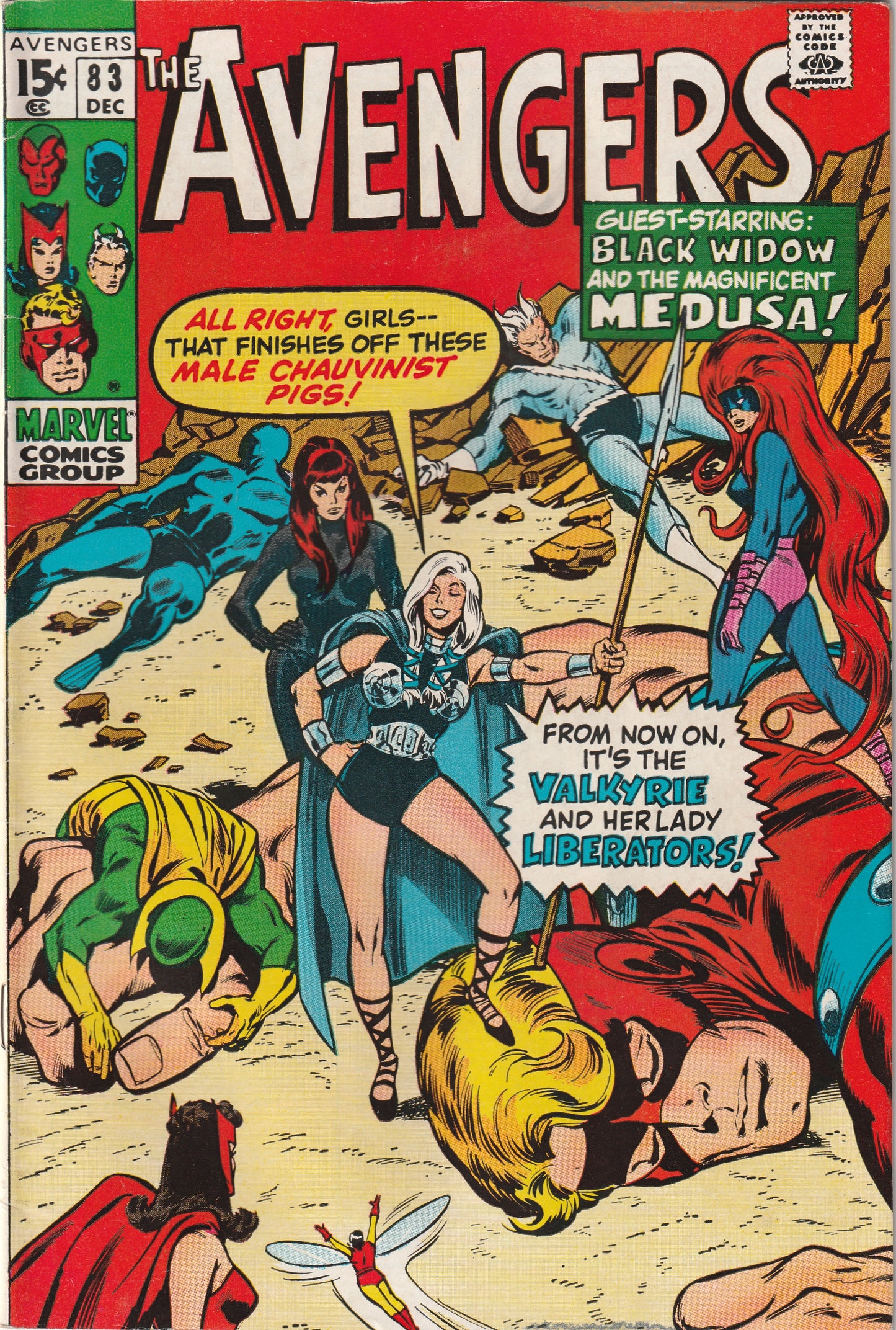 Avengers #83 (1970) - 1st Appearance of Lady Liberators