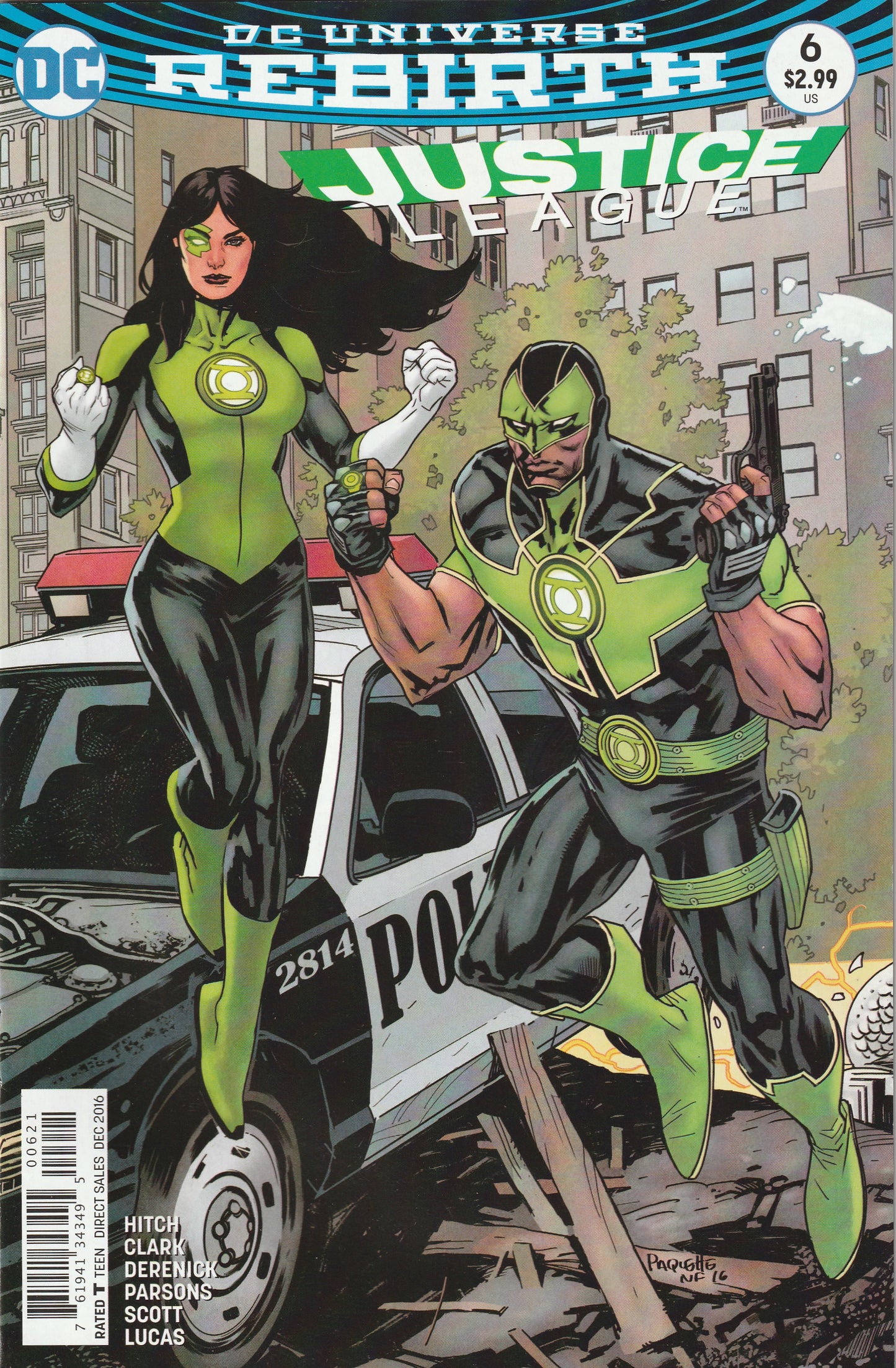 Justice League - Rebirth #6 (2016) - Yanick Paquette Variant Cover