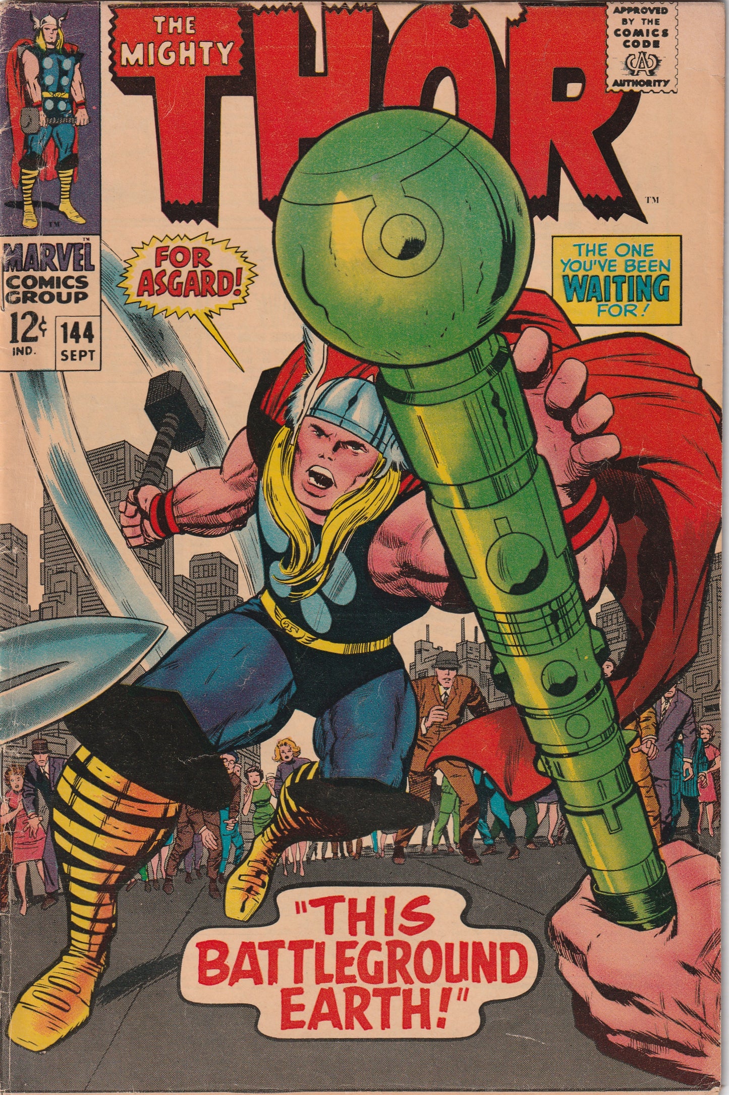 Thor #144 (1967) - Thor vs The Enchanters