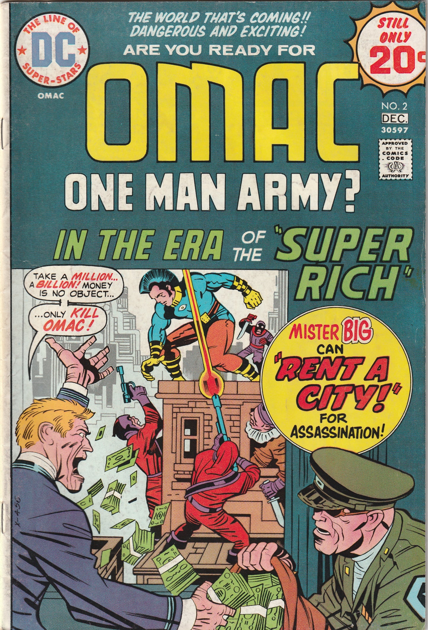 OMAC - One Man Army Corps (1974-1975) - Complete 8 issue series