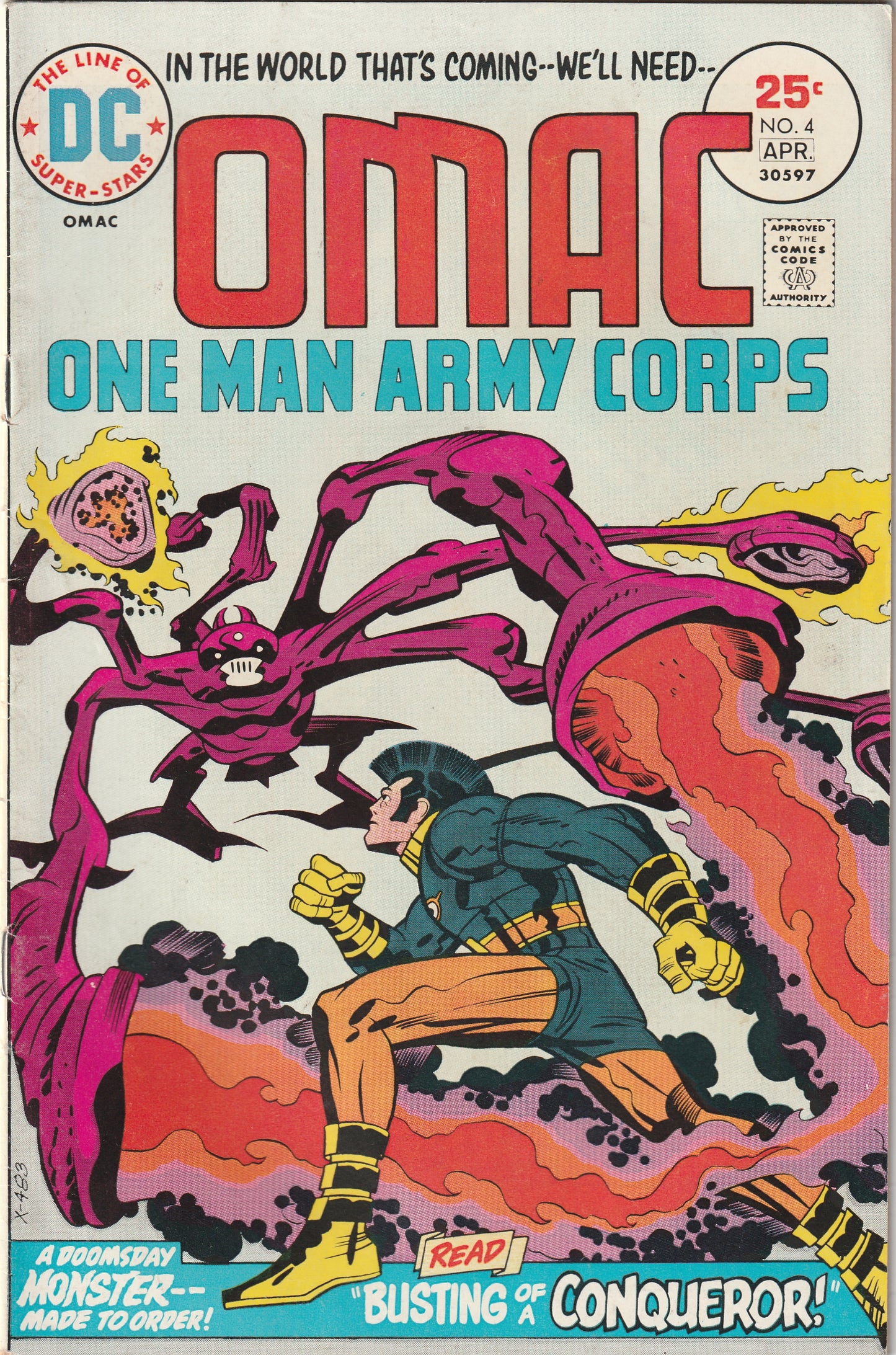 OMAC - One Man Army Corps (1974-1975) - Complete 8 issue series