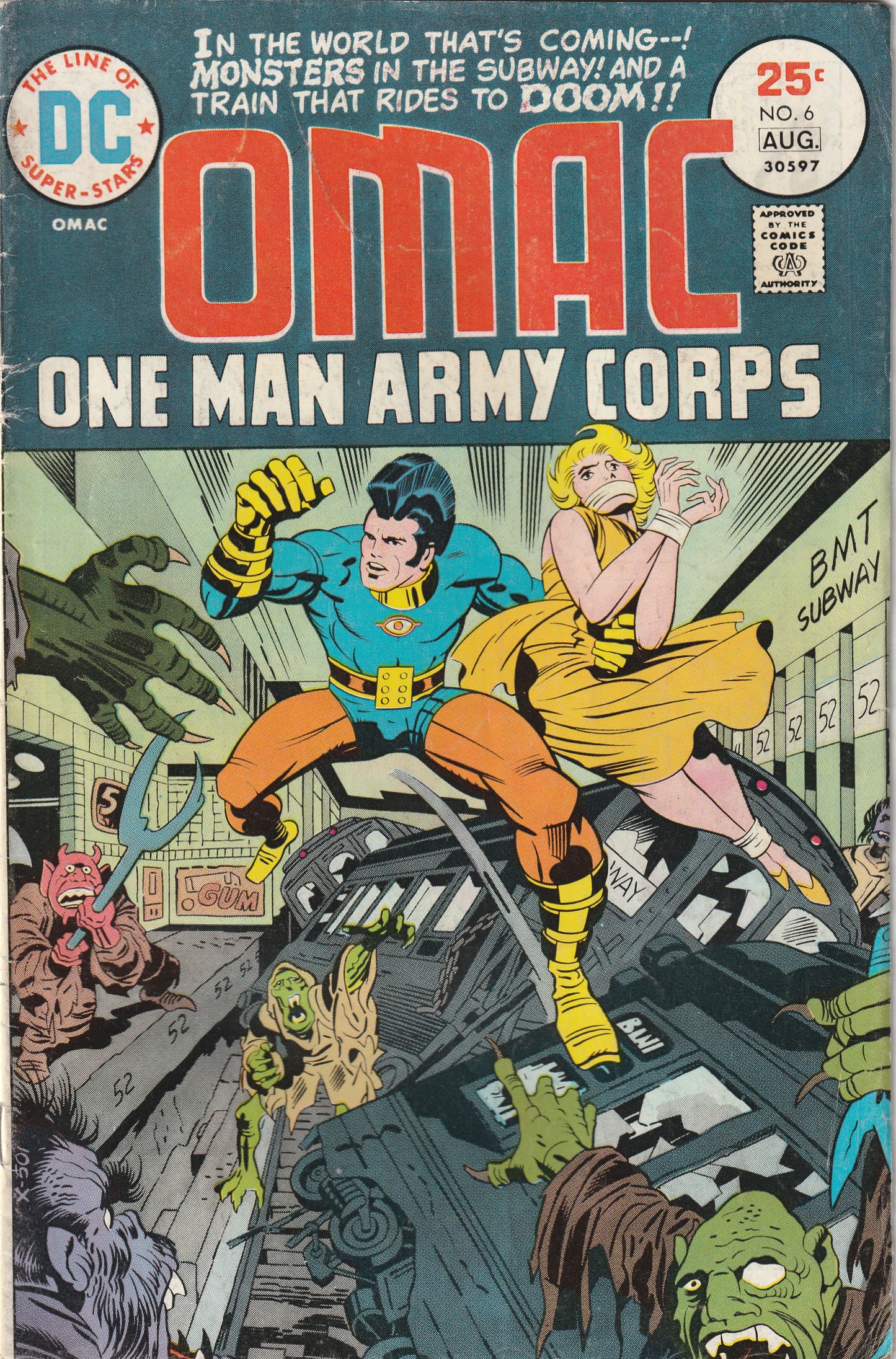 OMAC - One Man Army Corps (1974-1975) - Complete 8 issue series