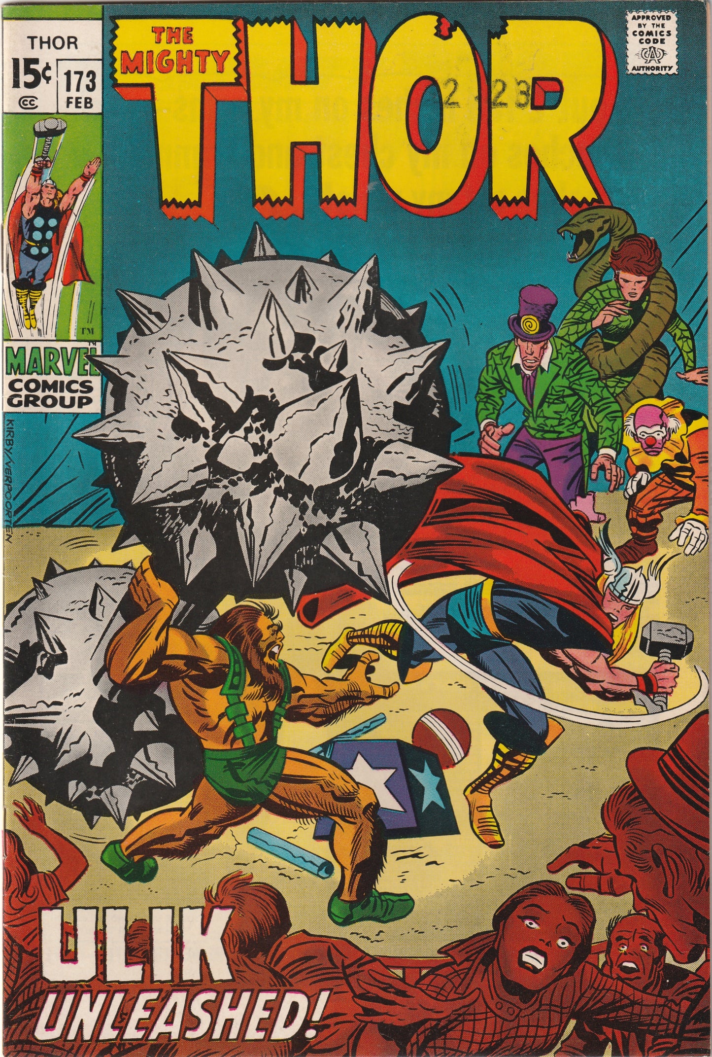 Thor #173 (1970) - Circus of Crime appearance