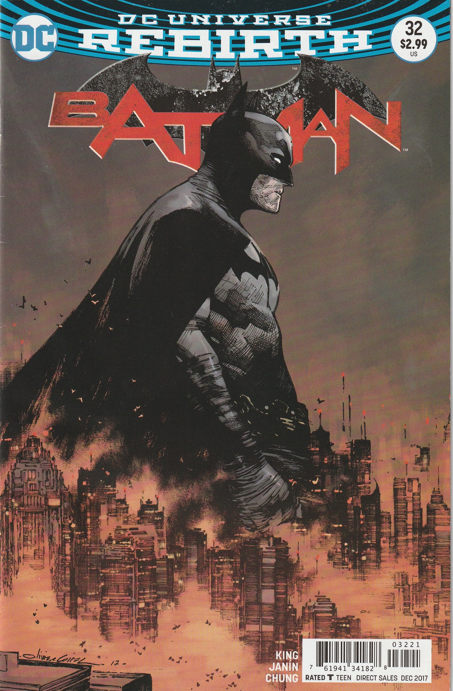 Batman #32 (2017) - Olivier Coipel Variant Cover