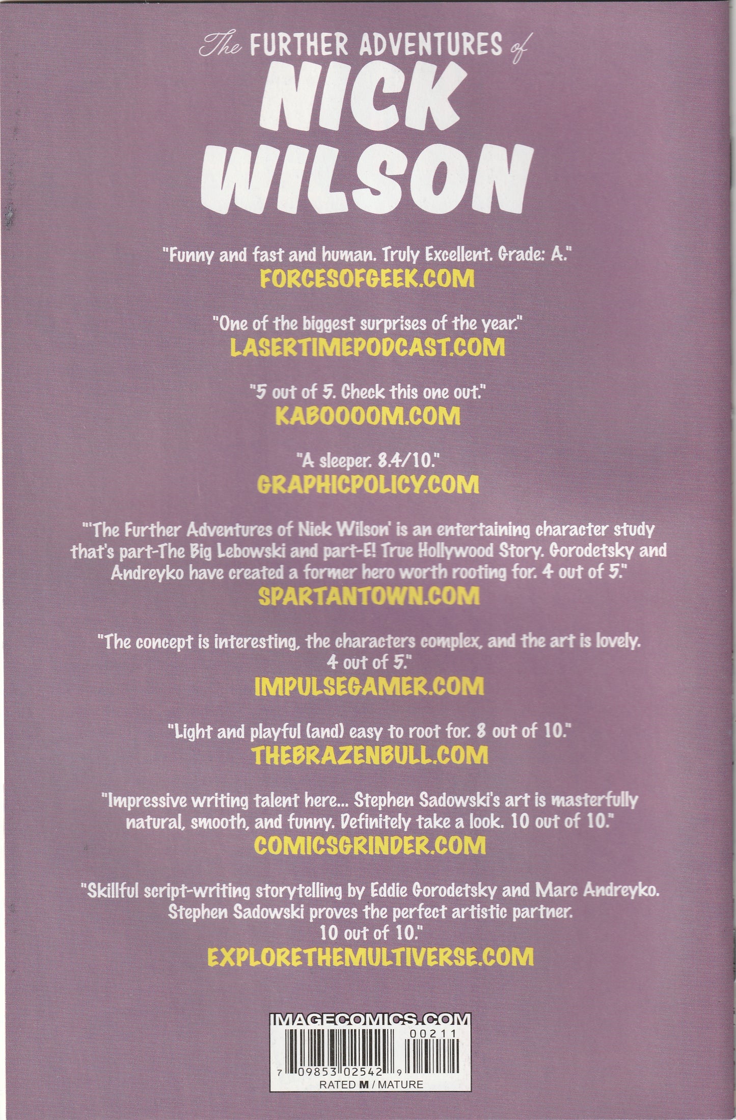 The Further Adventures of Nick Wilson #2 (2018)