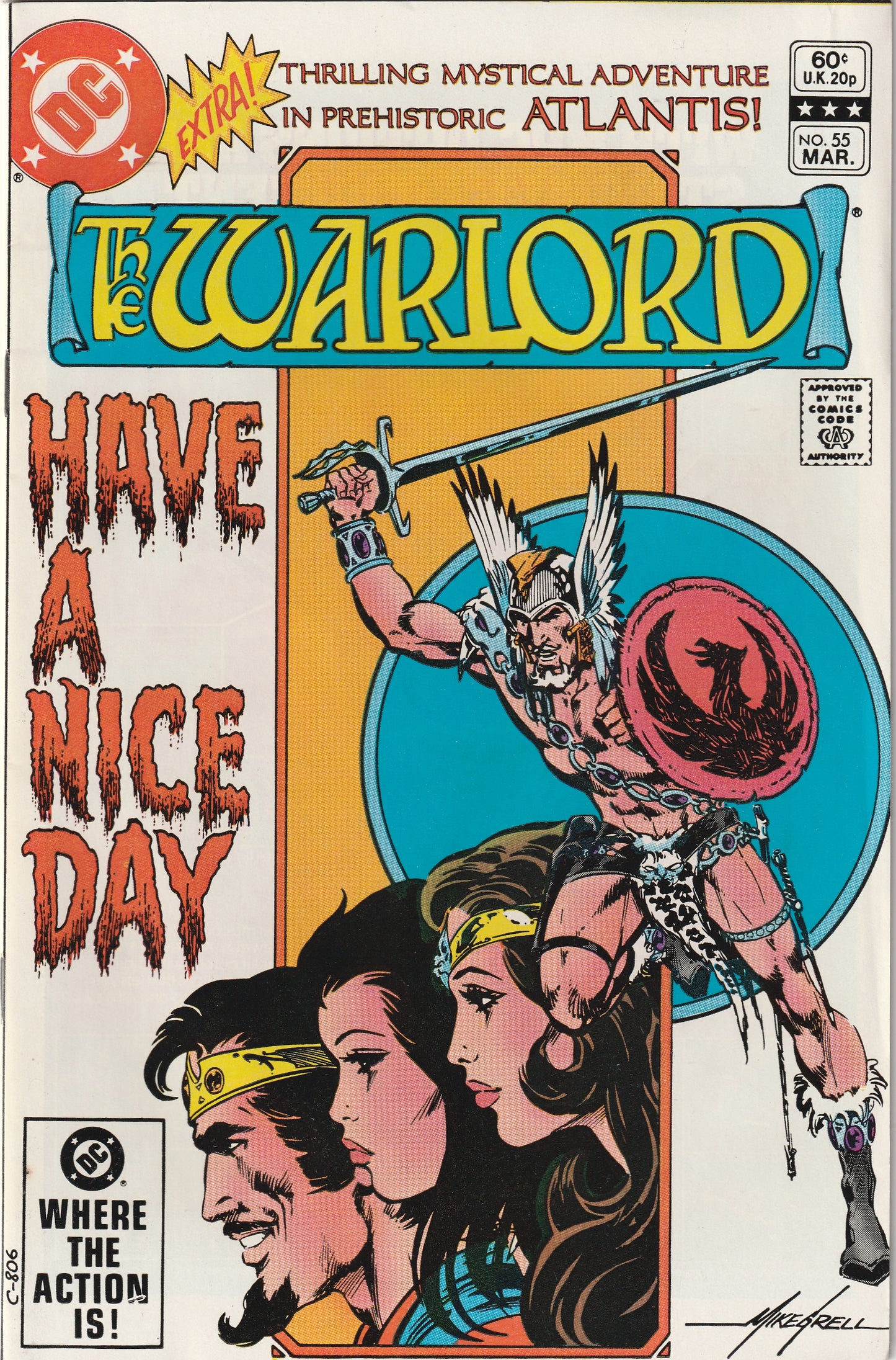 Warlord #55 (1982) - Arion Lord of Atlantis begins
