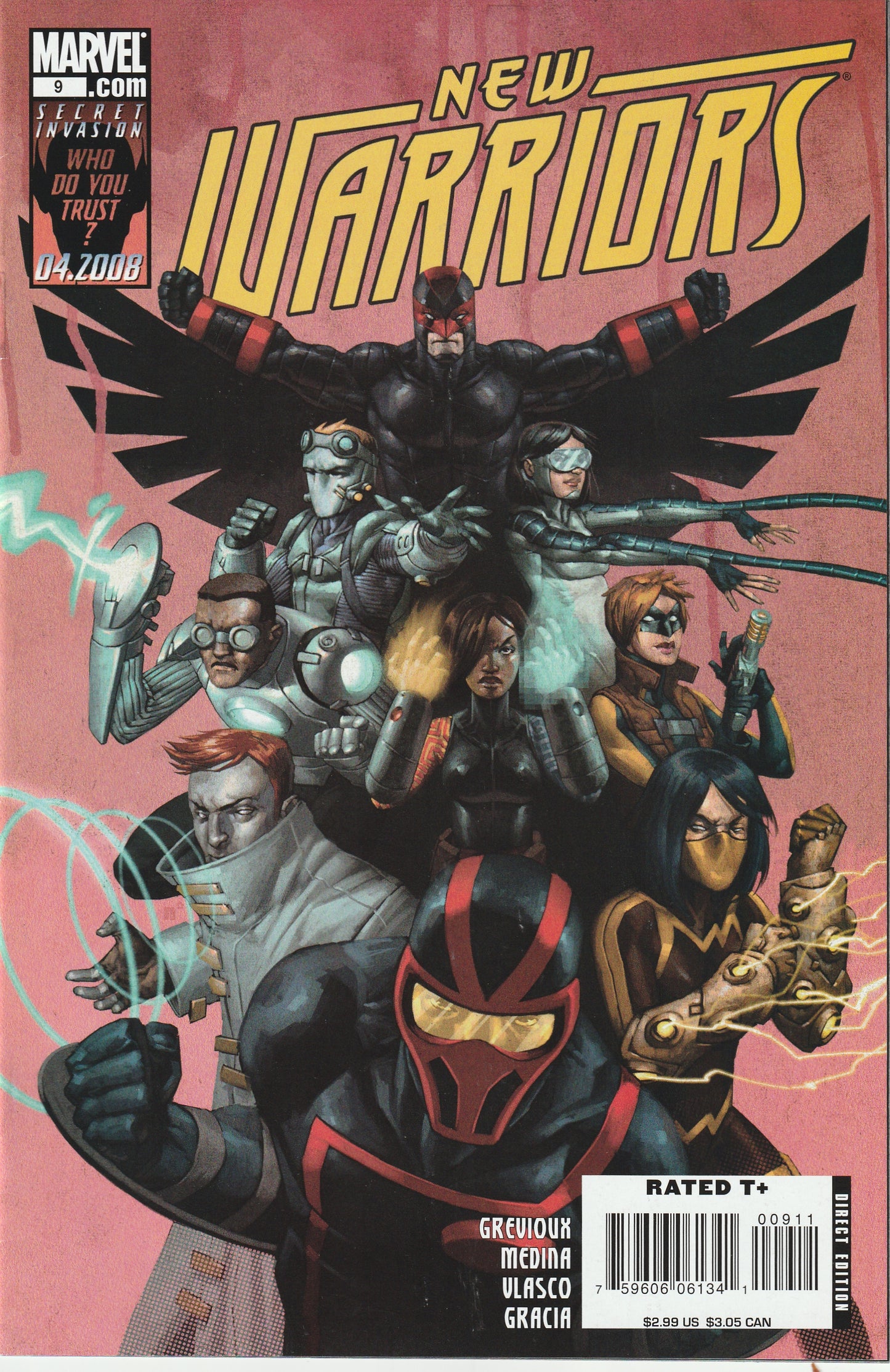 New Warriors (2007-2009) - Complete 20 issue series