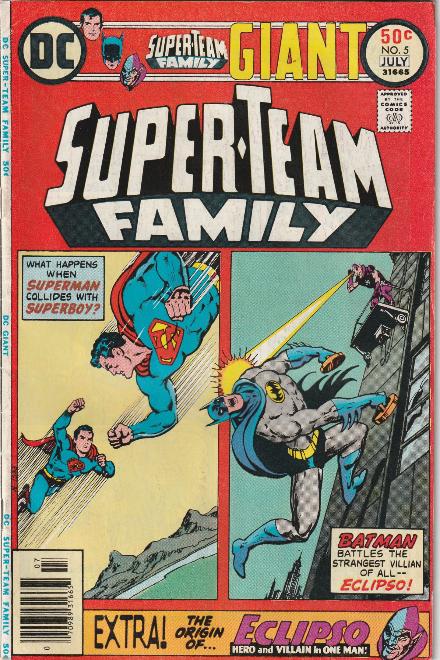 Super-Team Family #5 (1976) Giant now 52 pages