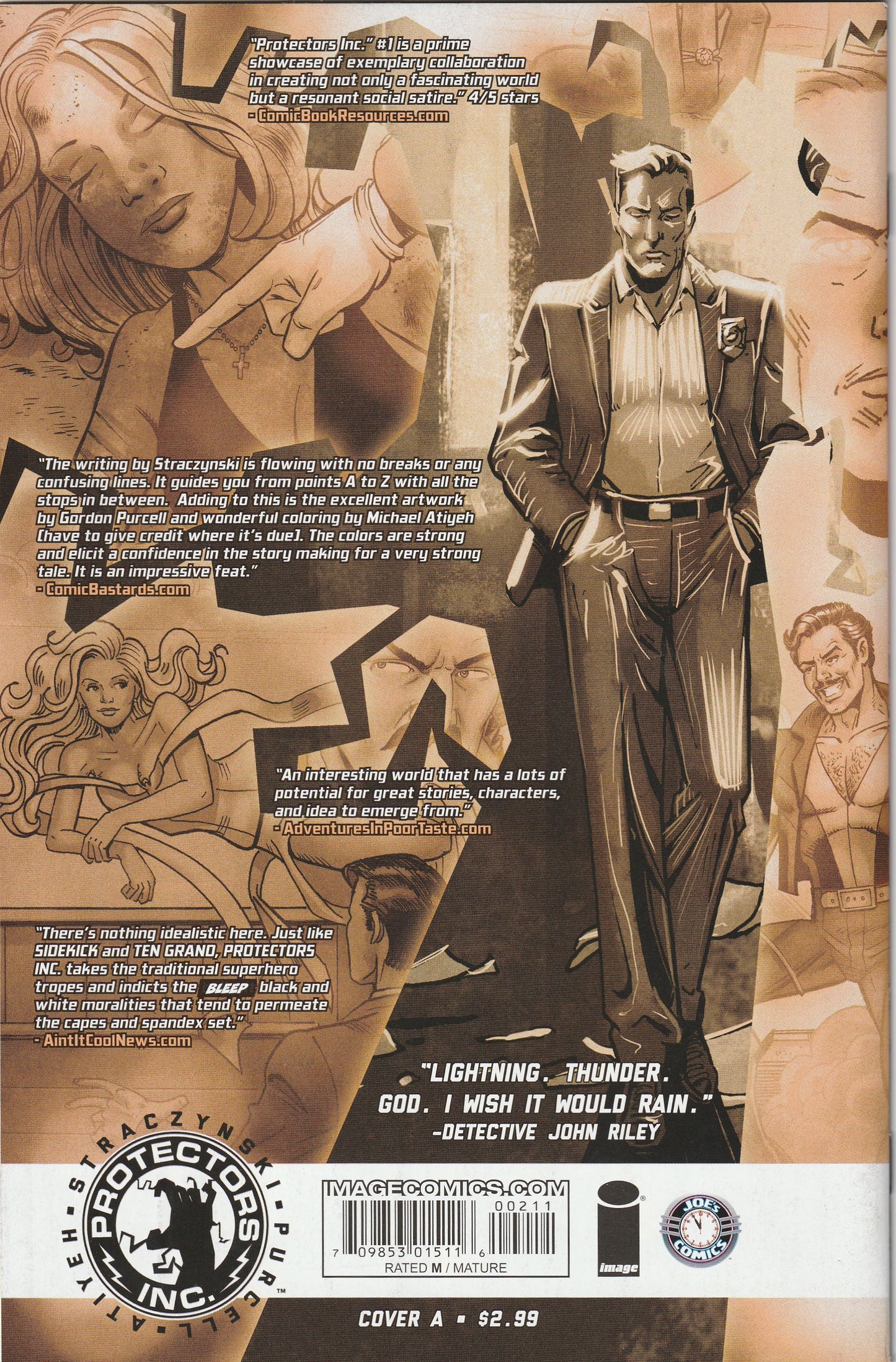 Protectors Inc #2 (2013) - Cover A by Gordon Purcell & Mike Atiyeh