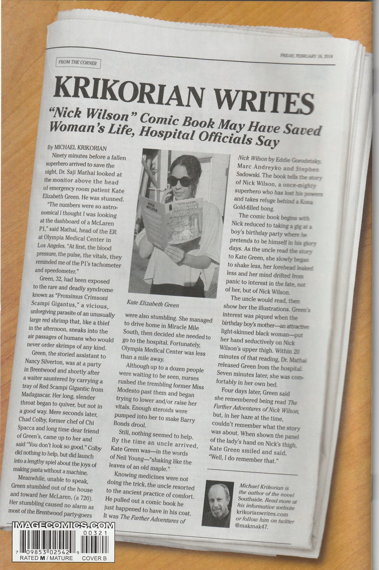 The Further Adventures of Nick Wilson #3 (2018) - Ian Churchill Variant Cover