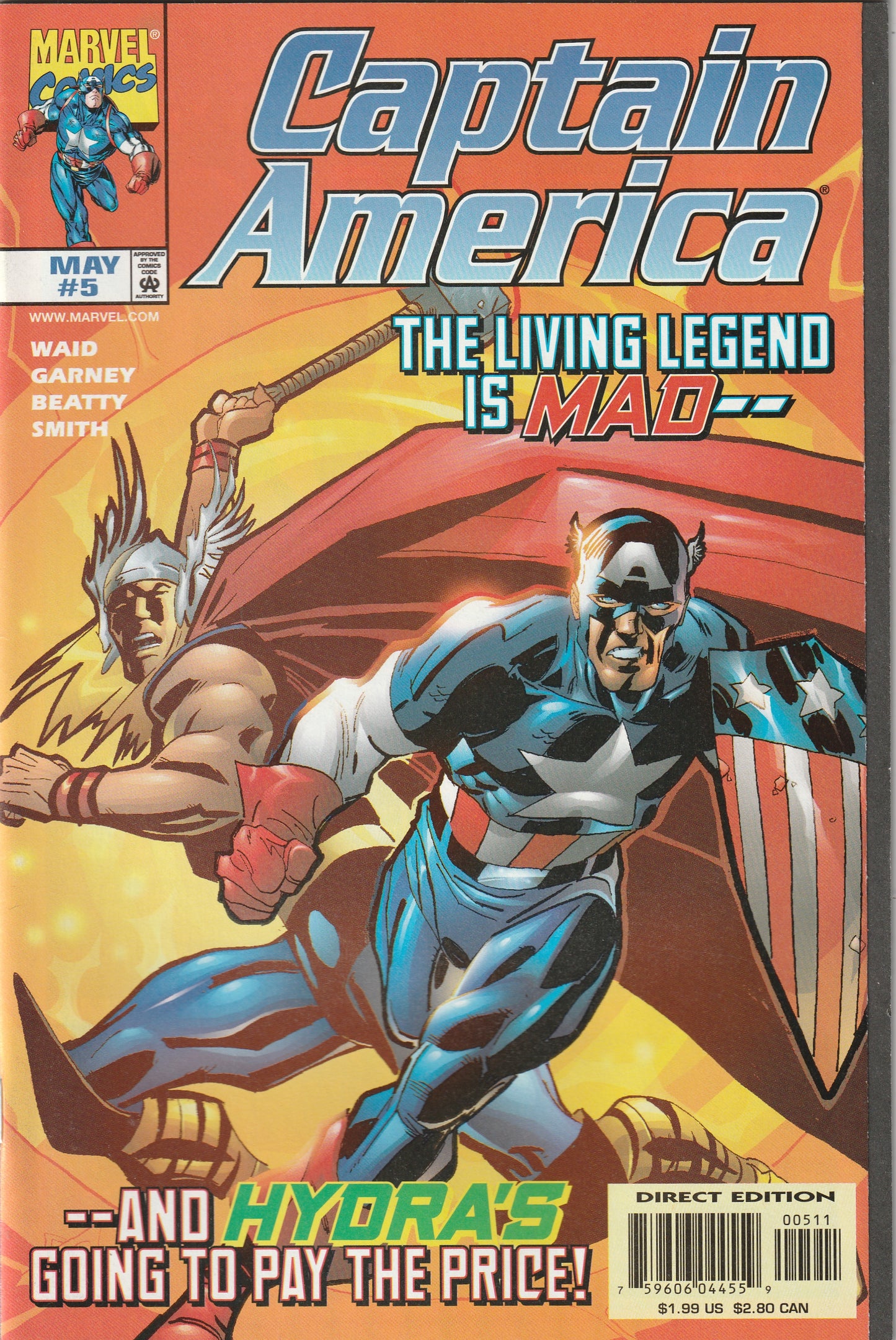 Captain America #5 (1998) - Heroes Return