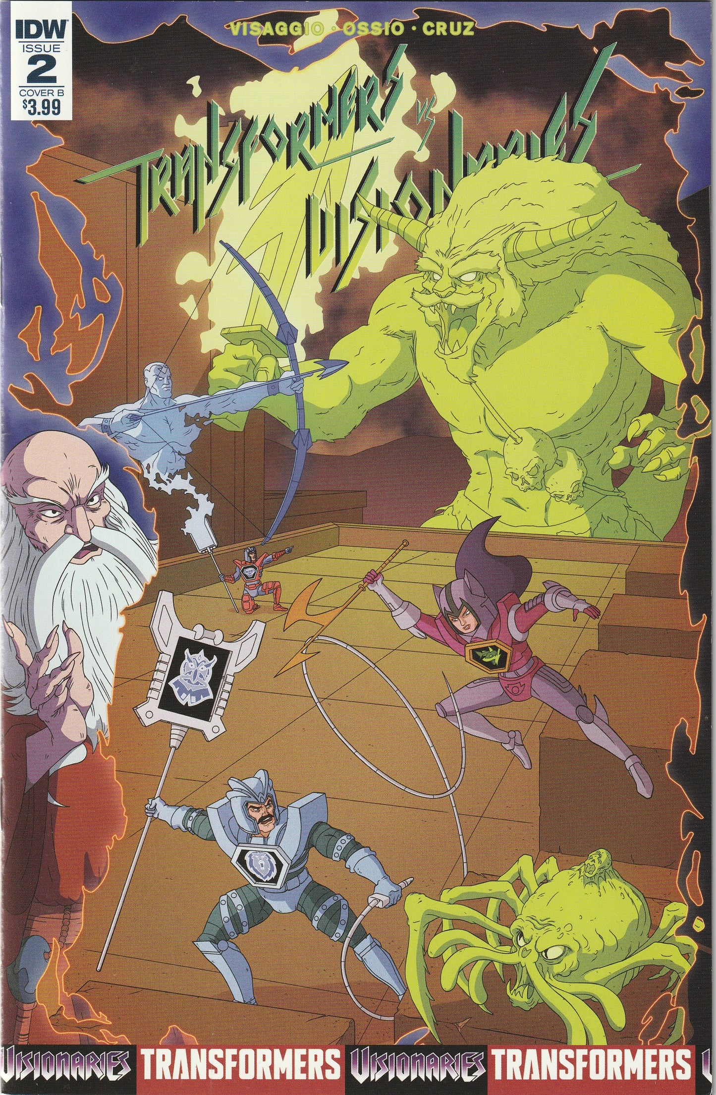 TransFormers vs Visionaries (2017-2018) - 5 issue mini series