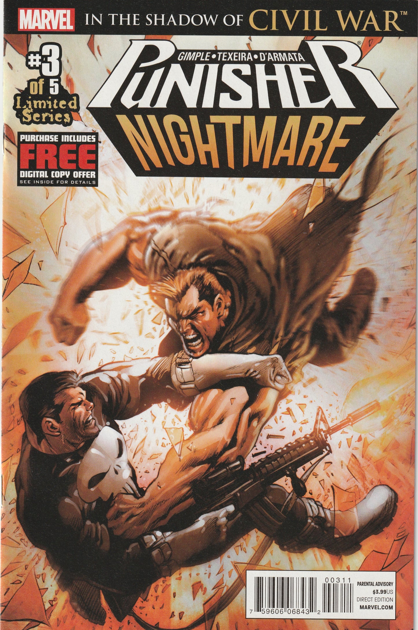 Punisher Nightmare (2013) - 5 issue mini series