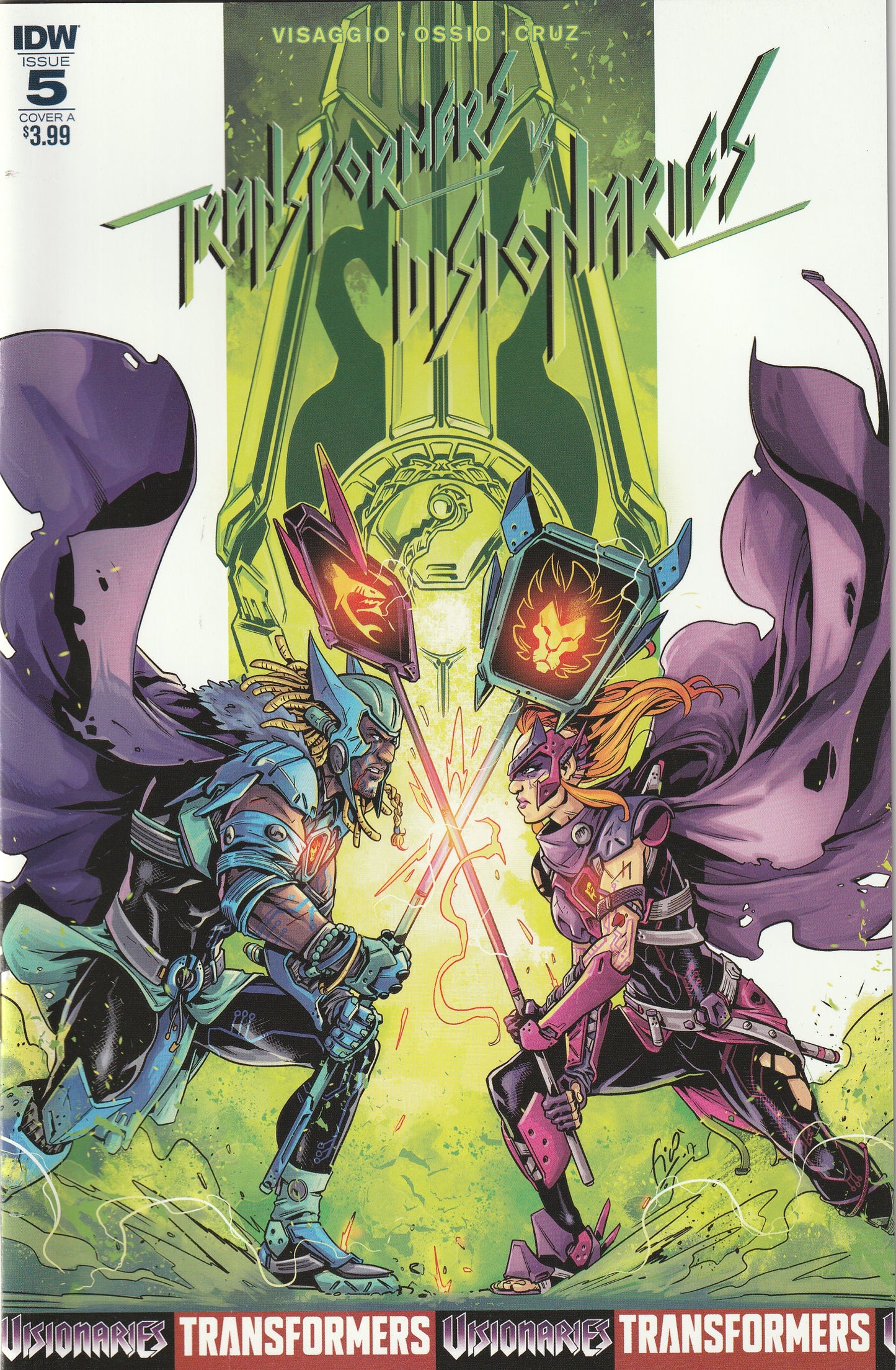 TransFormers vs Visionaries (2017-2018) - 5 issue mini series