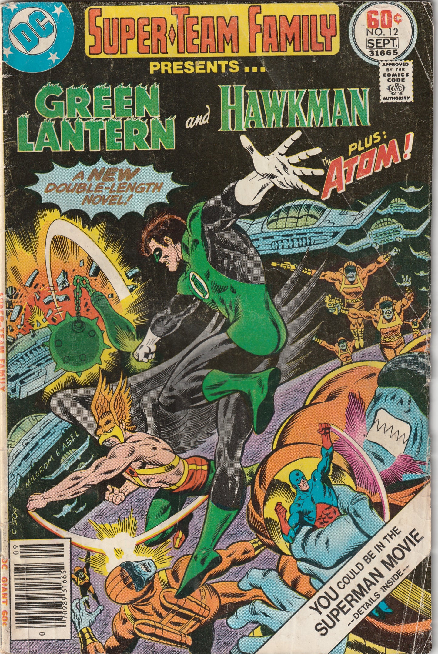 Super-Team Family #12 (1977) Giant - Featuring Green Lantern & Hawkman, The Atom