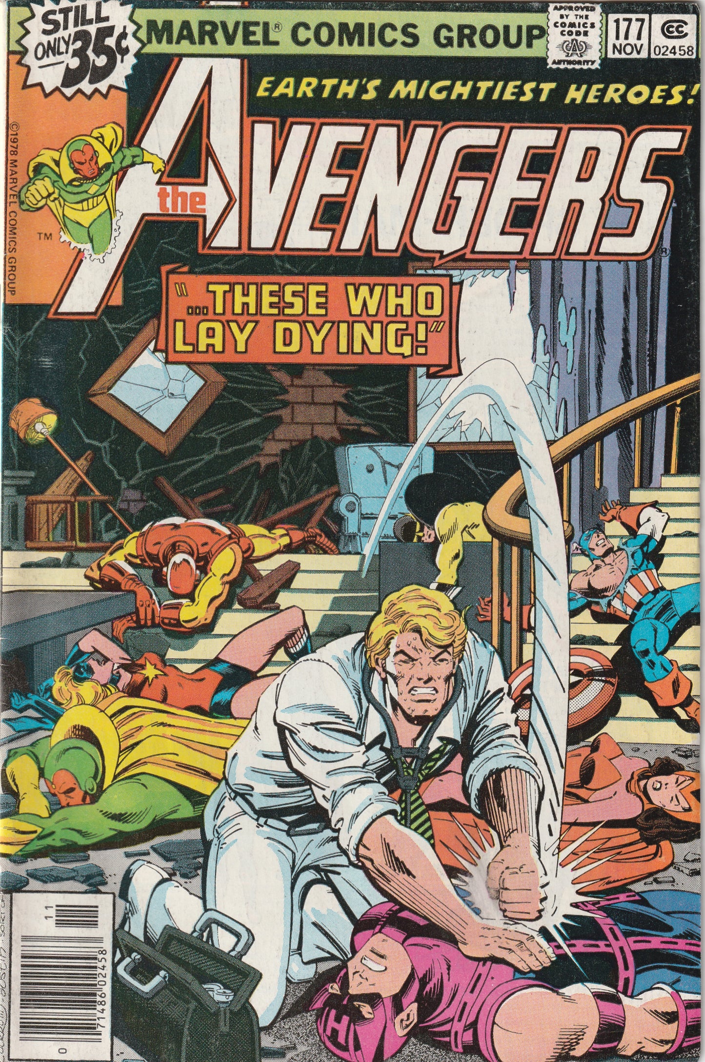 Avengers #177 (1978) - Korvac Saga, Charlie-27, Martinex, Nikki Gold, and Yondu Appearance