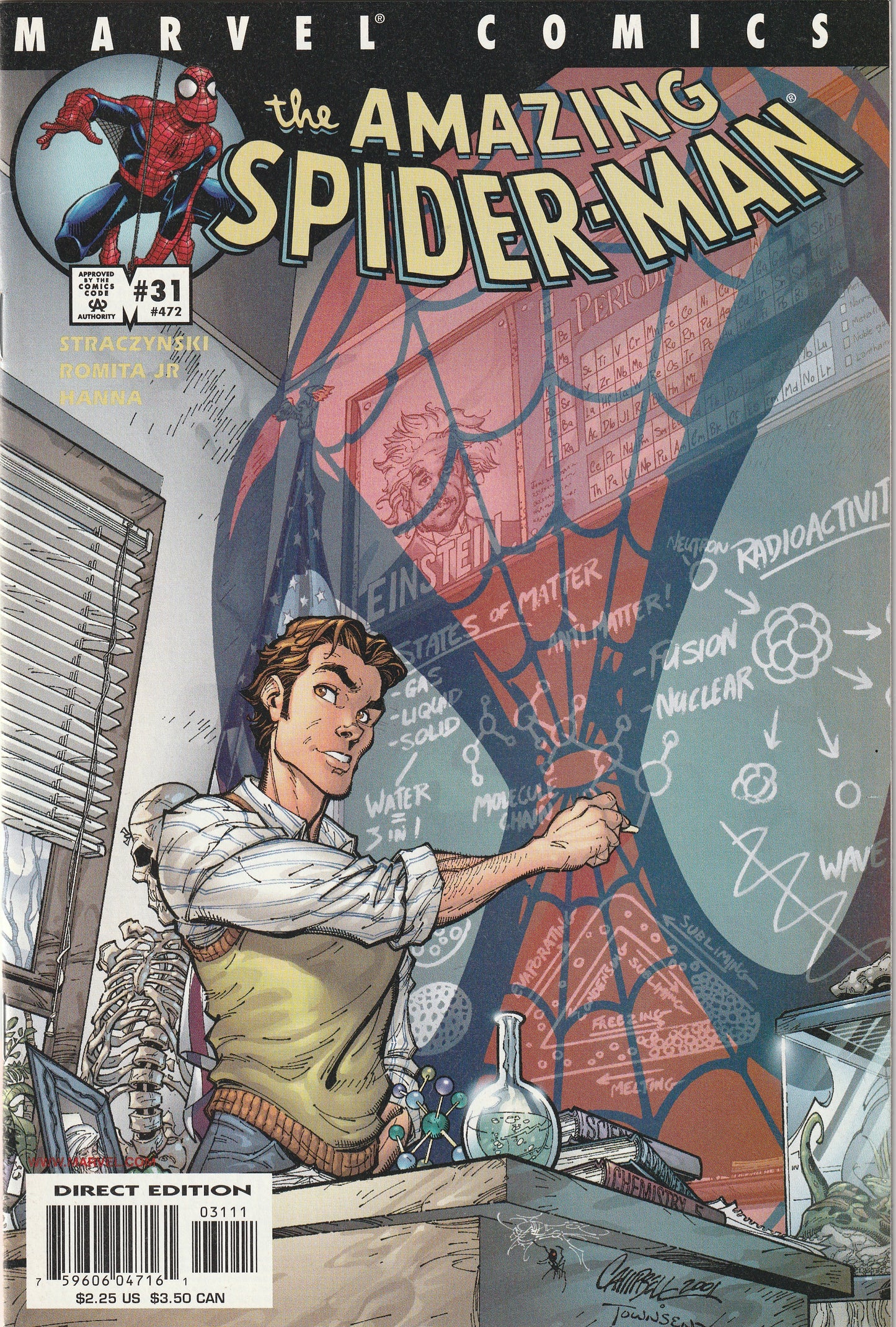 Amazing Spider-Man Vol 2 #31 (#472) (2001) - Morlun and Ezekiel Appearance