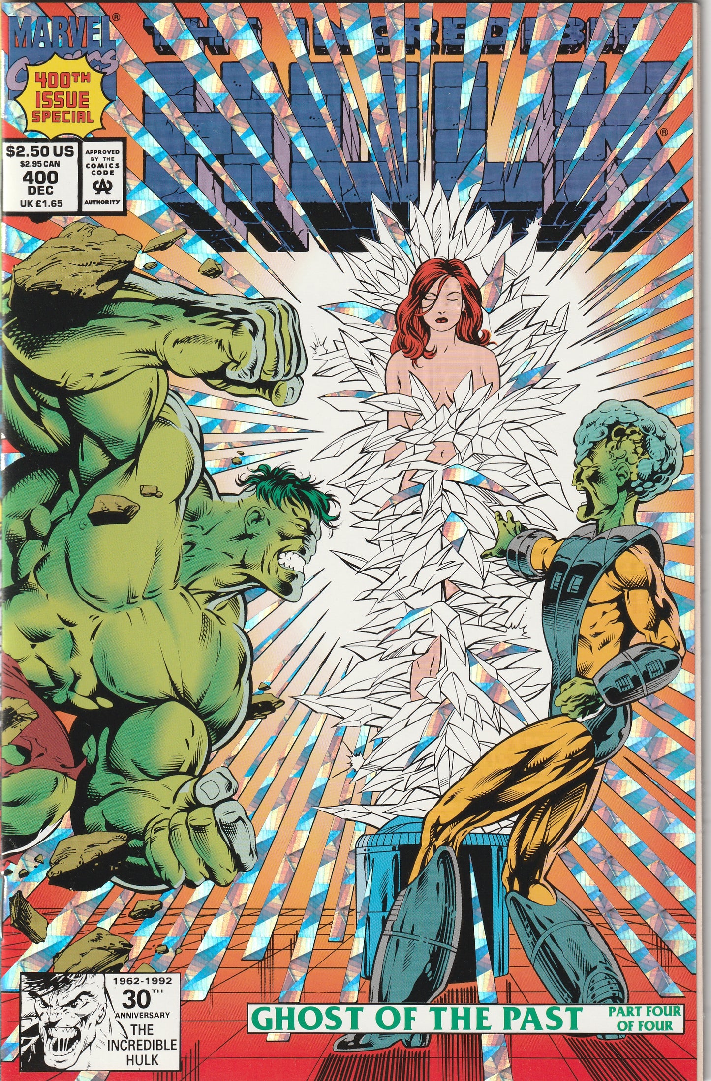 Incredible Hulk #400 (1992) - Foil cover. First Chris Bachalo Marvel work. Ghost of the Past