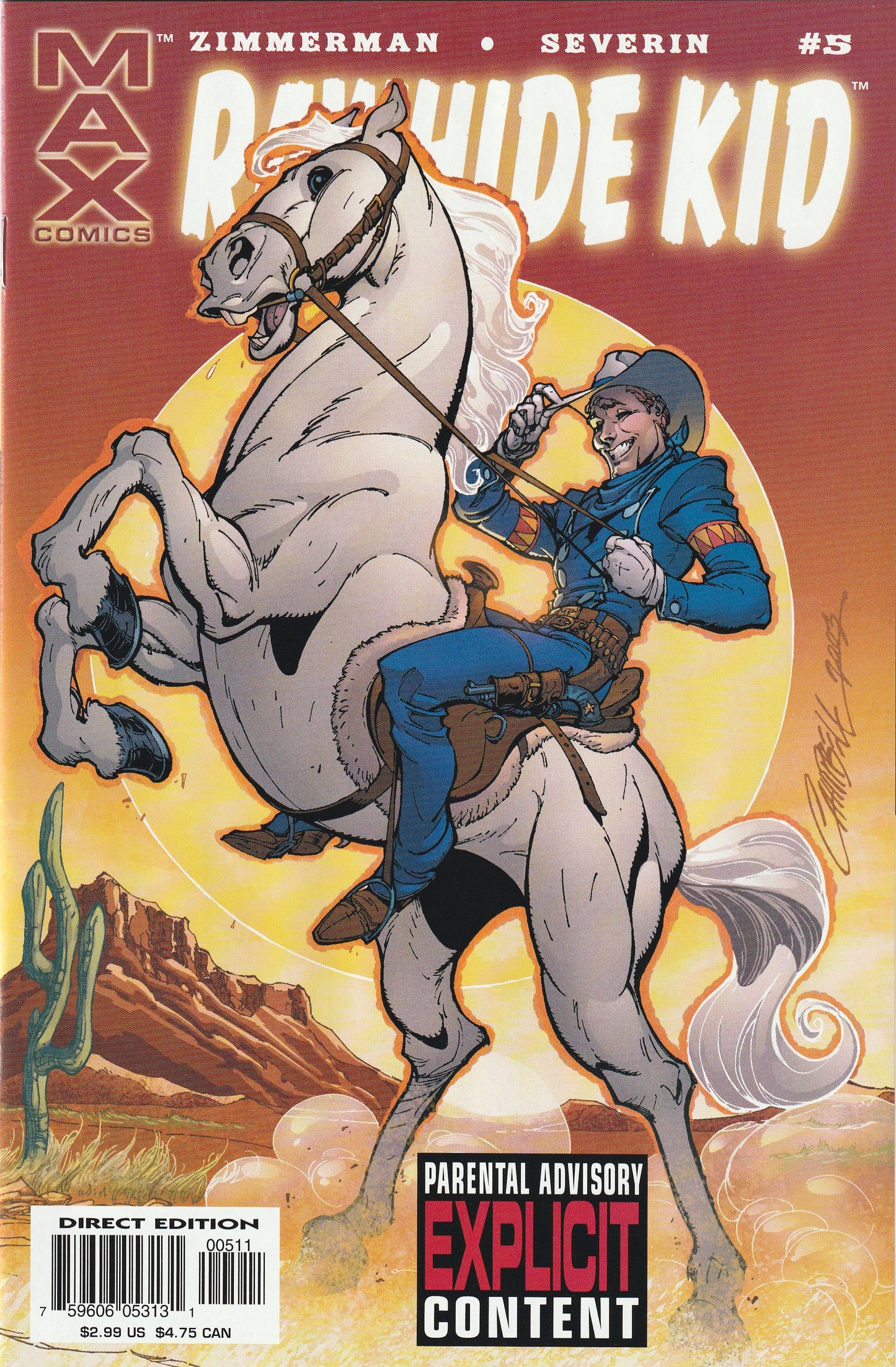 Rawhide Kid (2003) MAX - 5 issue mini series (Explicit Content)