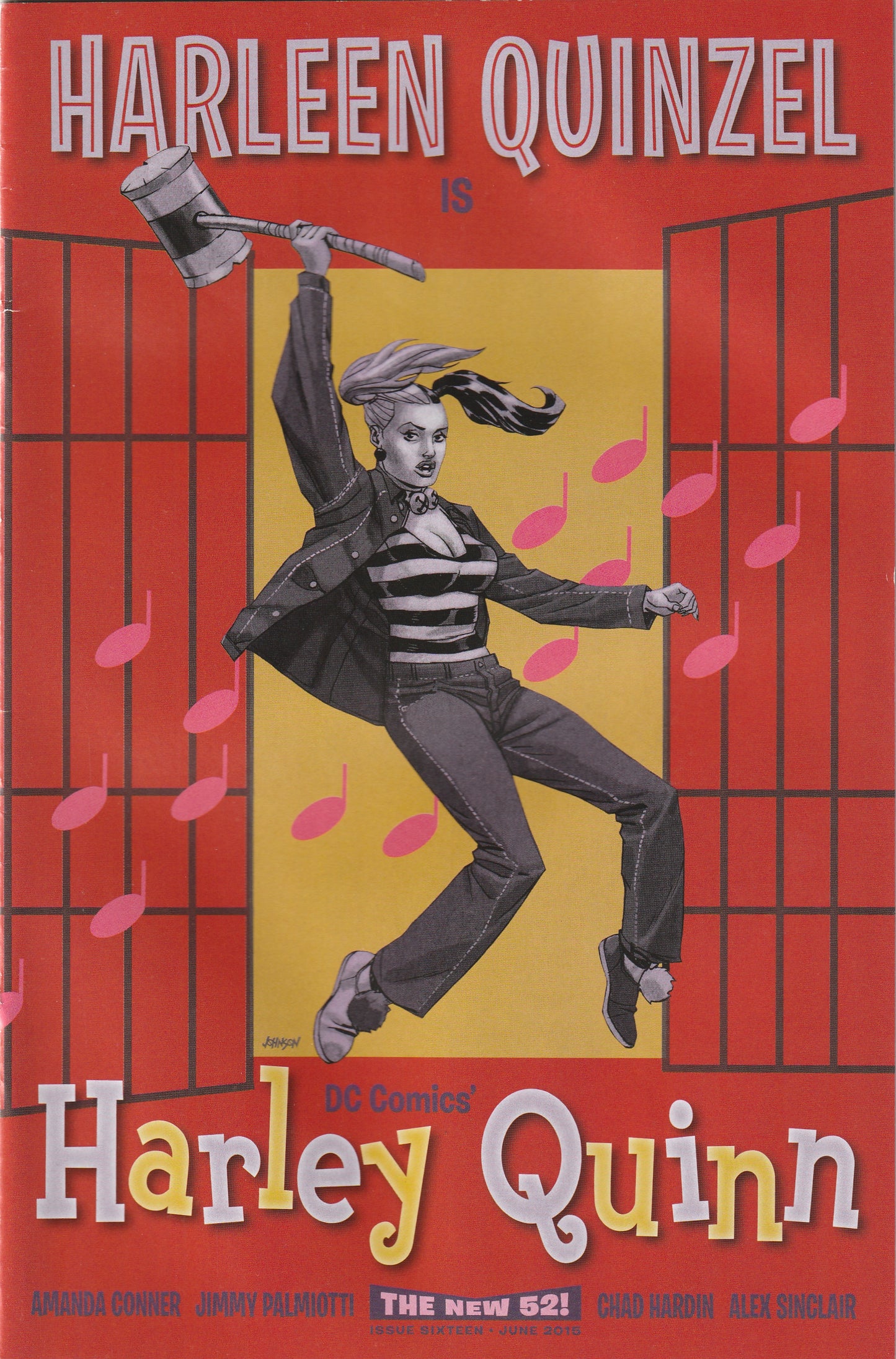 Harley Quinn #16 (Vol 2, 2015) - Movie Poster Variant Cover Dave Johnson