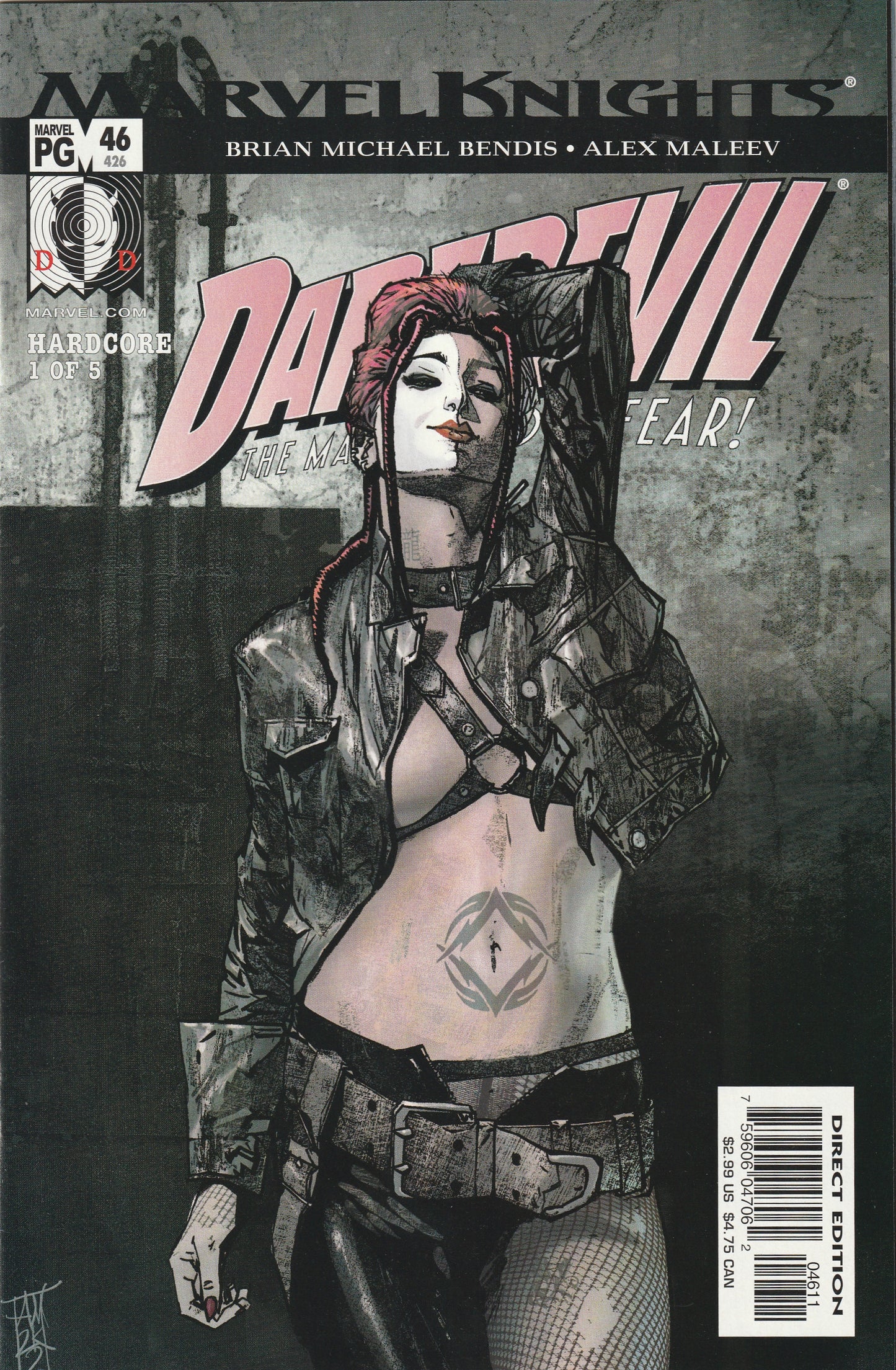 Daredevil #46 (Volume 2, 2003) - Marvel Knights - Typhoid Mary returns