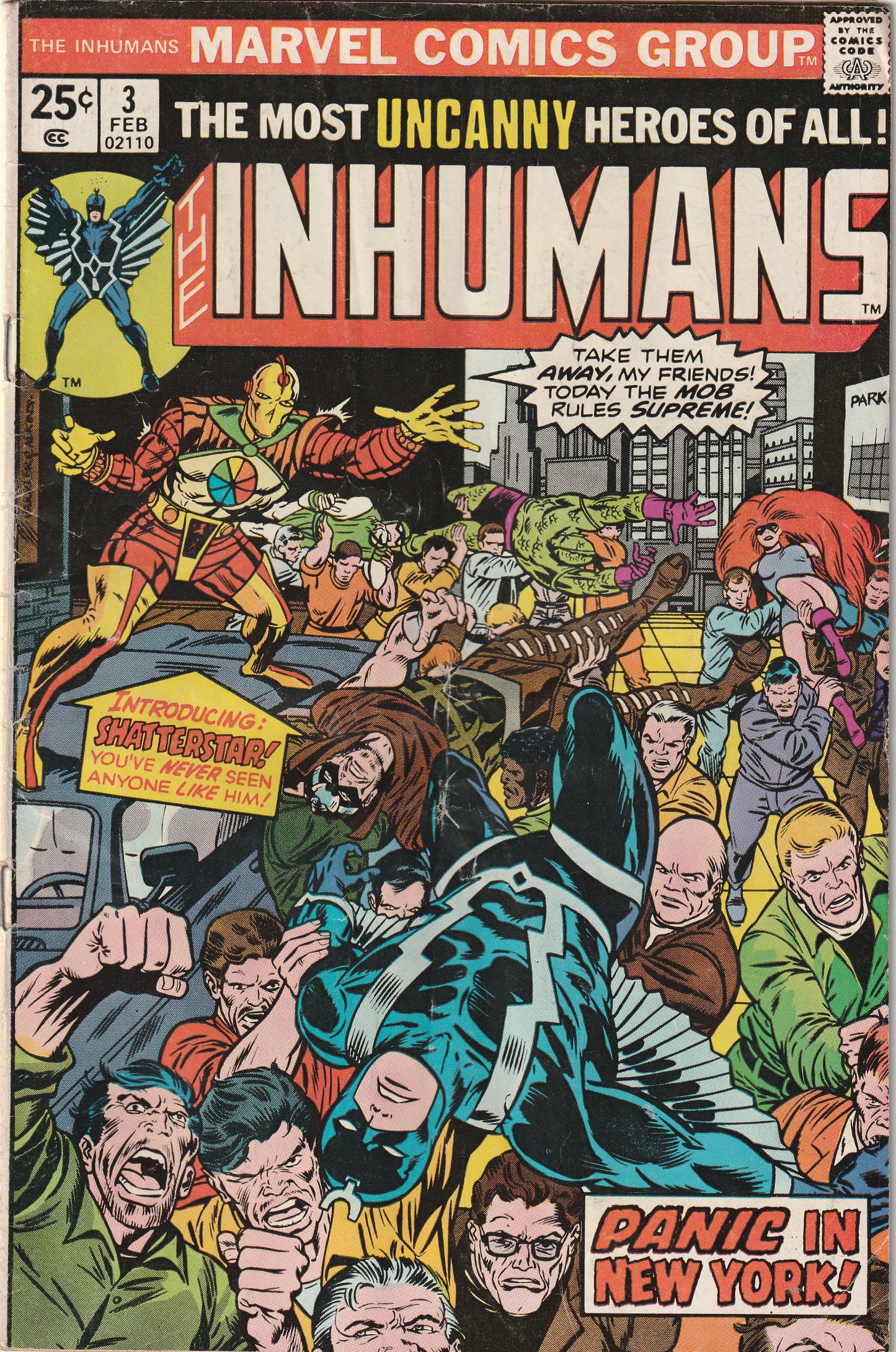 The Inhumans #3 (1976) - First Shatterstar