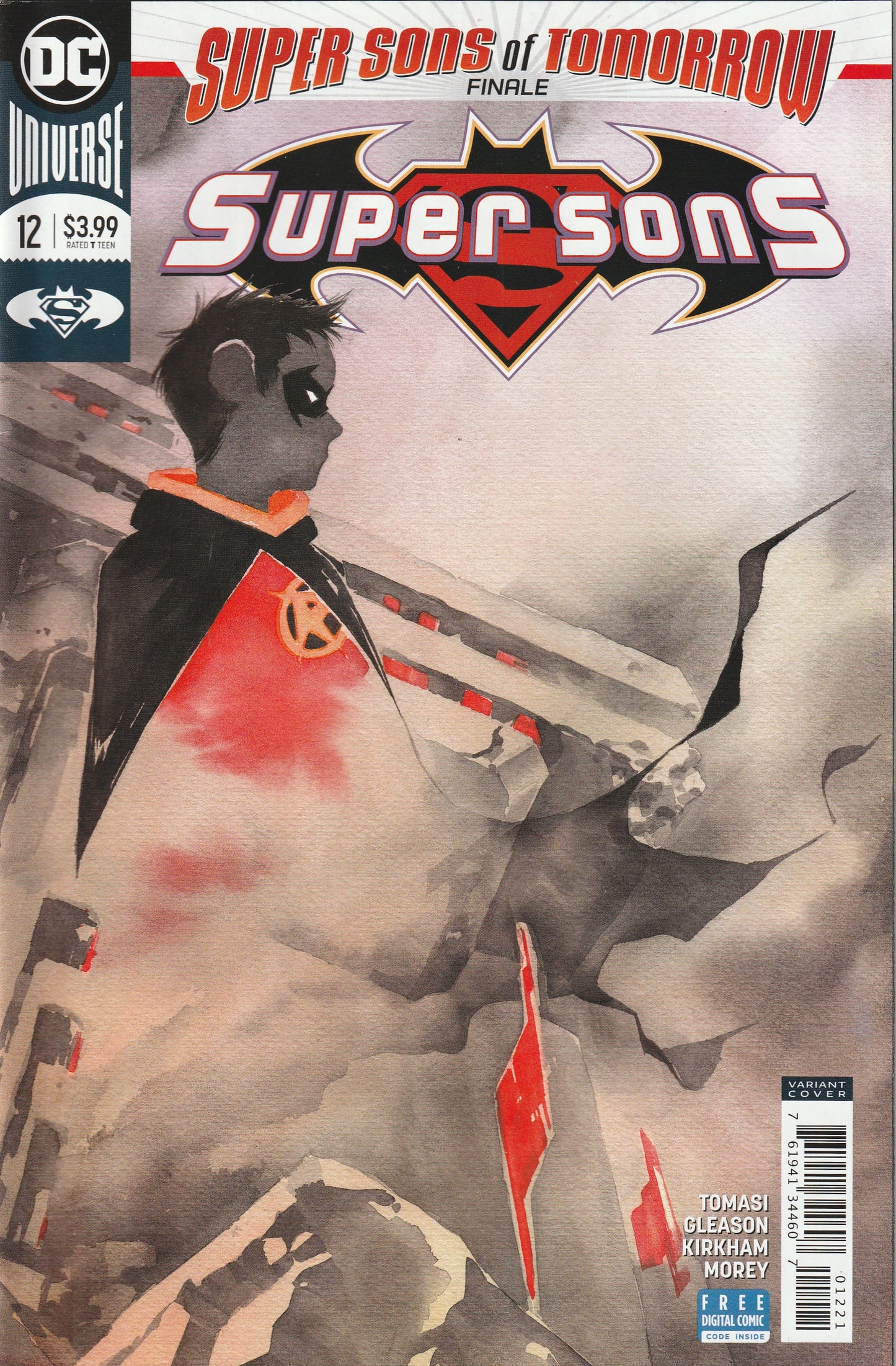 Super Sons #12 (2018) - Dustin Nguyen Variant Cover