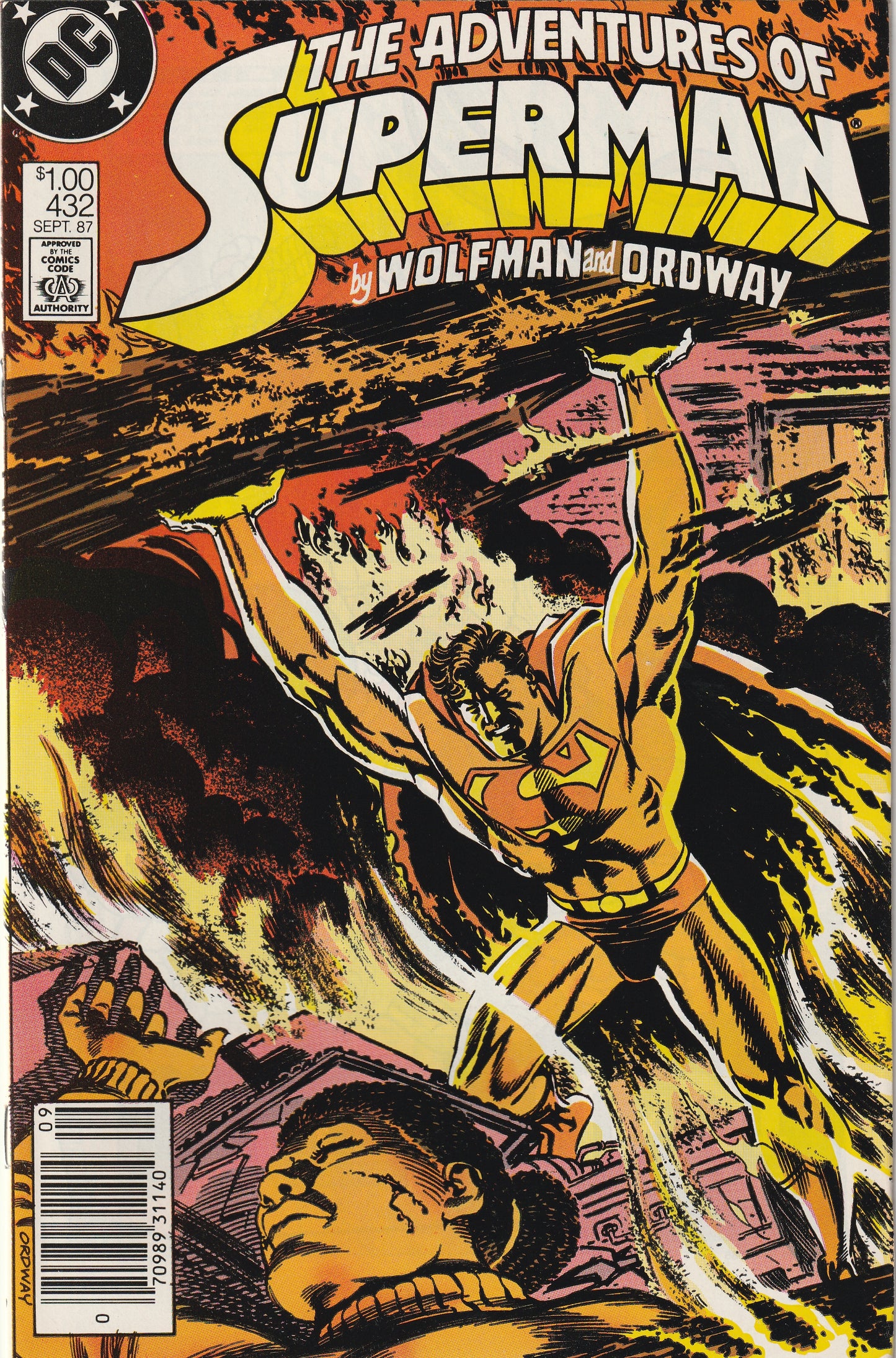Adventures of Superman #432 (1987) - Canadian Price Variant; 1st Appearance Jose Delgado